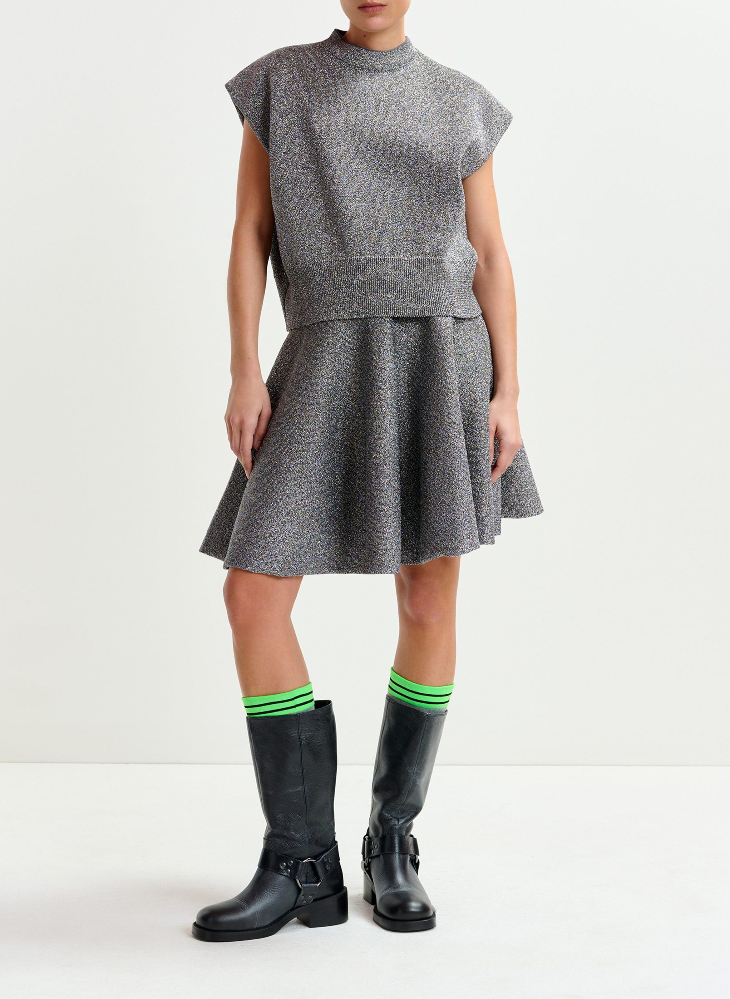 Pull col rond ESSENTIEL ANTWERP Argent