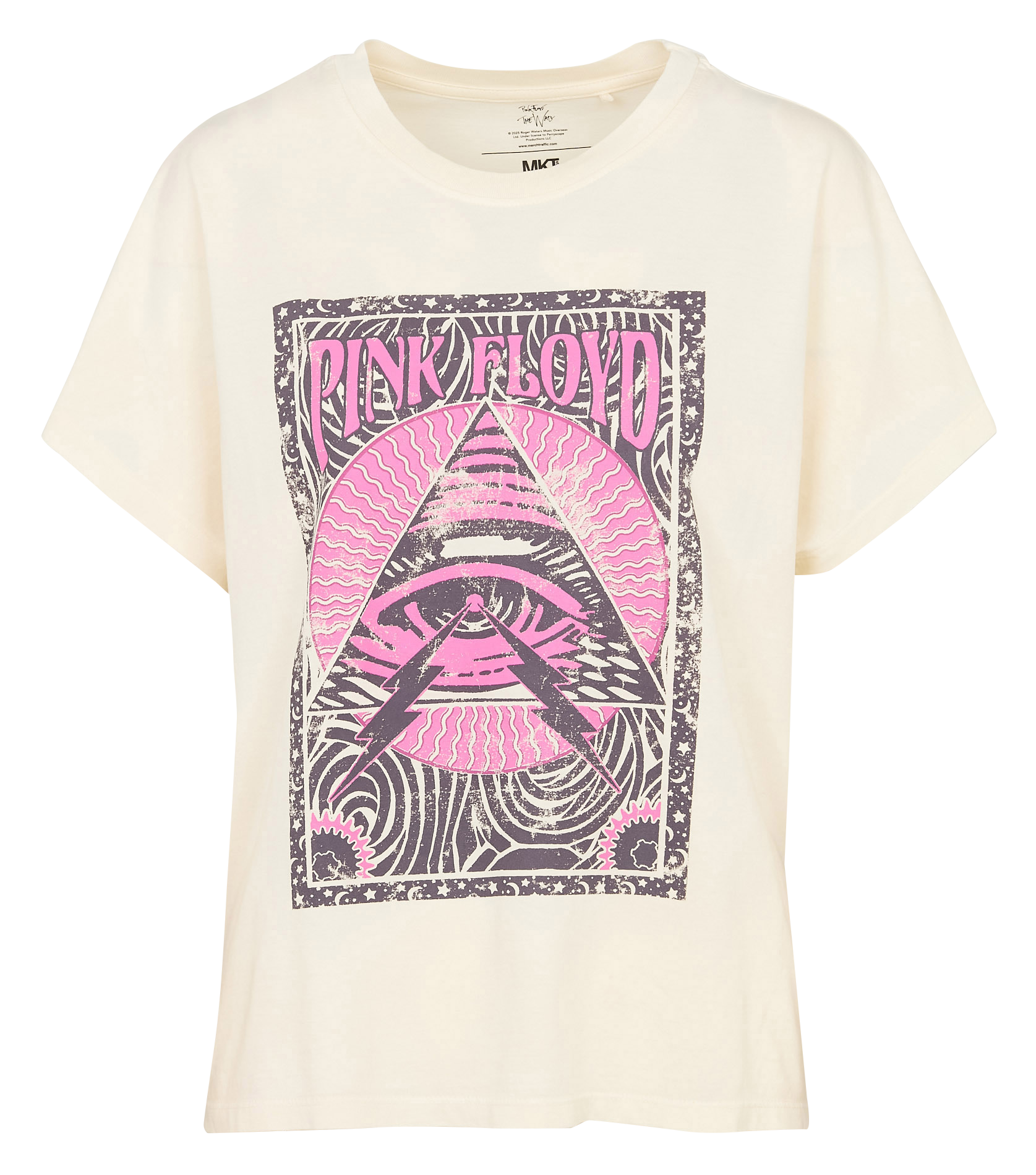 Tee-shirt oversize col rond en coton MKT Beige