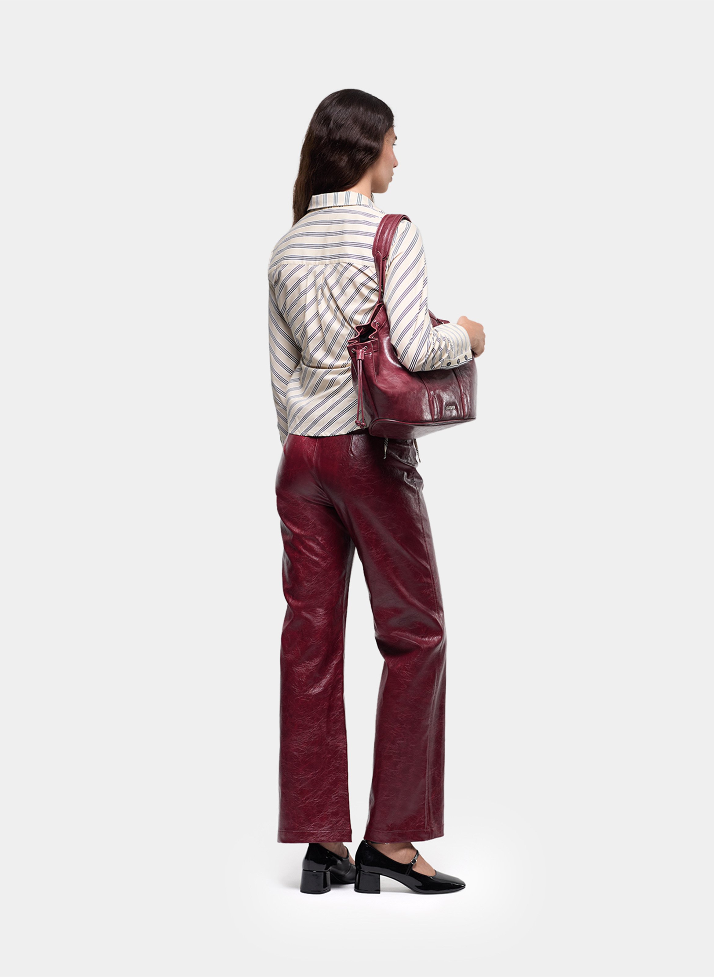 Cotton-blend striped shirt LAAGAM Multicolored