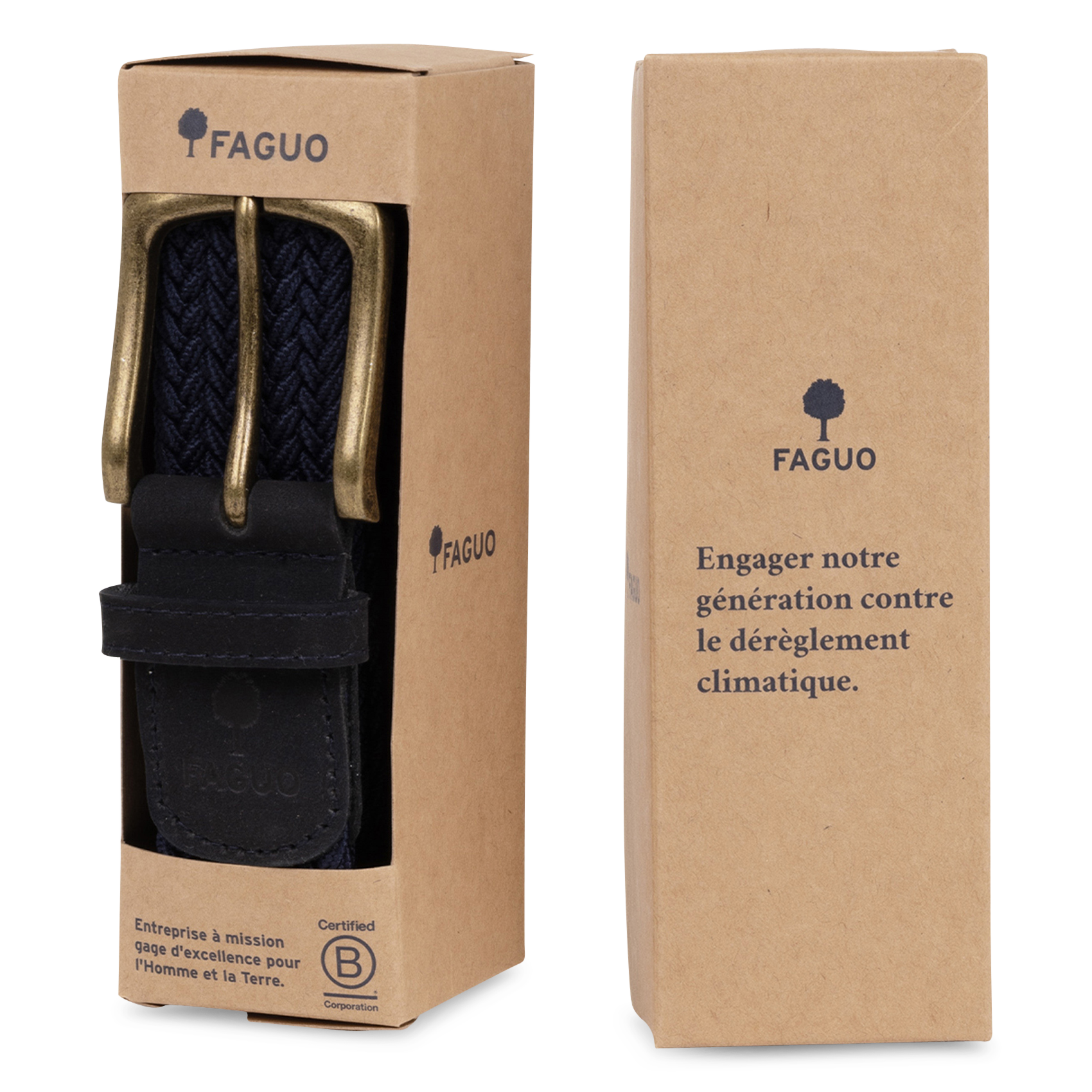 Flechtgürtel FAGUO Blau