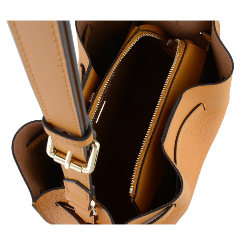 Shoulder bag - cowhide leather POURCHET Red