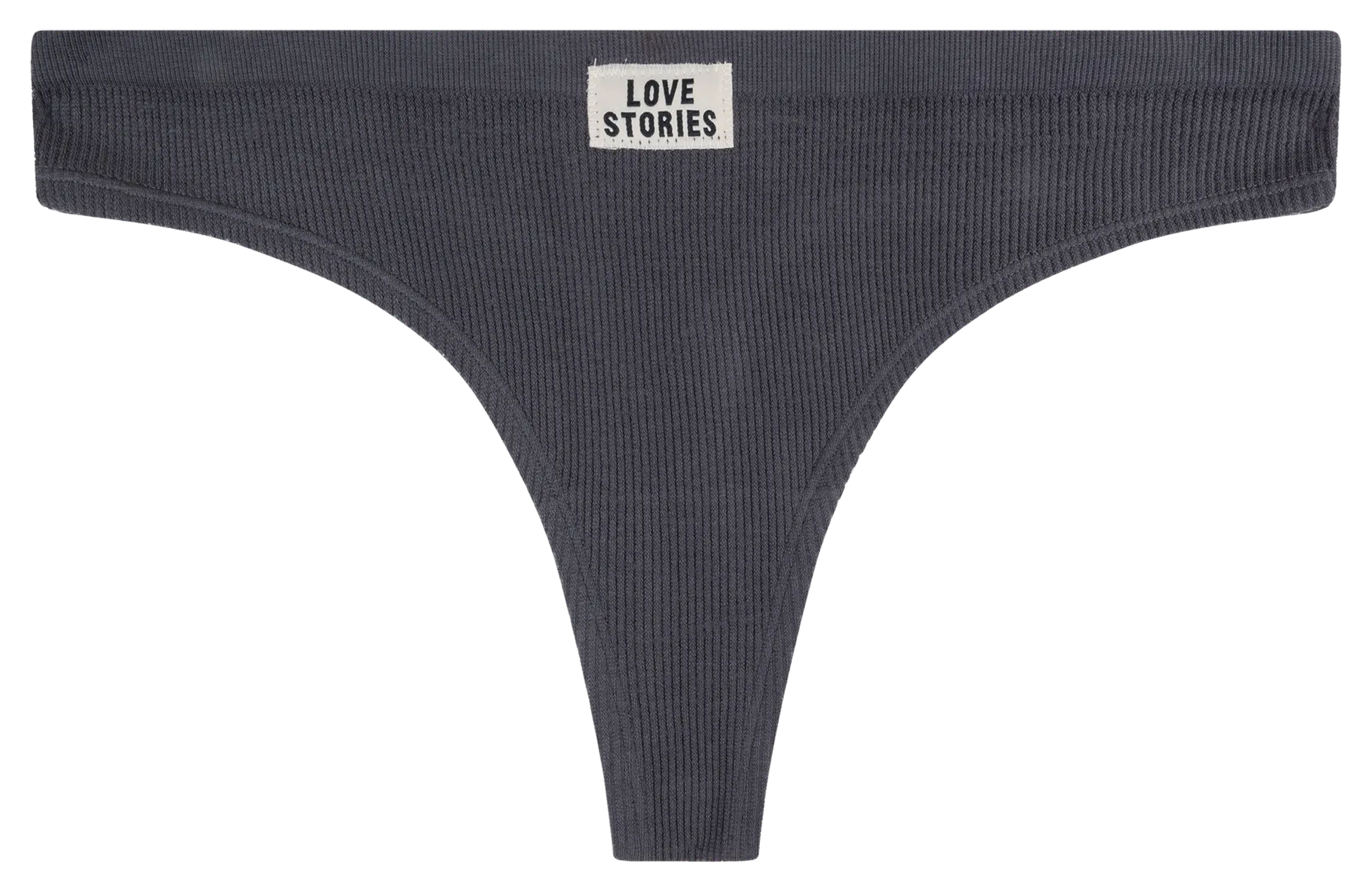 String en coton mélangé LOVE STORIES Gris