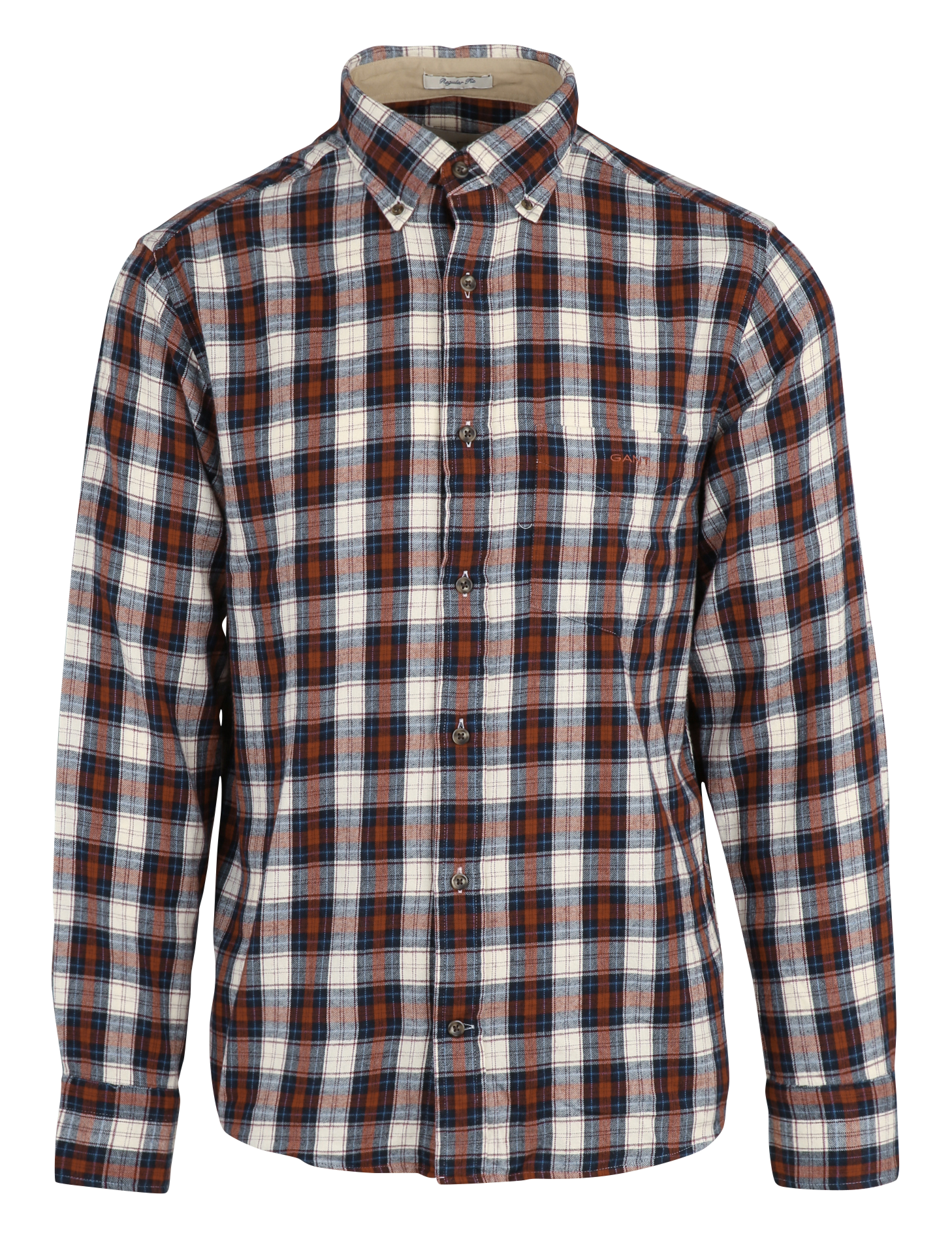 Regular checked shirt GANT Red
