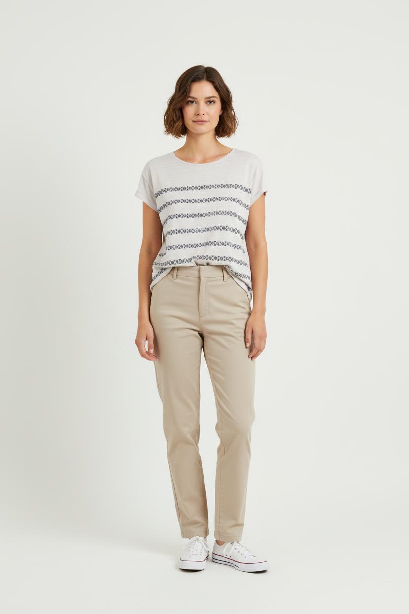 Tommy Badge T-shirt COMPTOIR DES COTONNIERS - Seconde main White