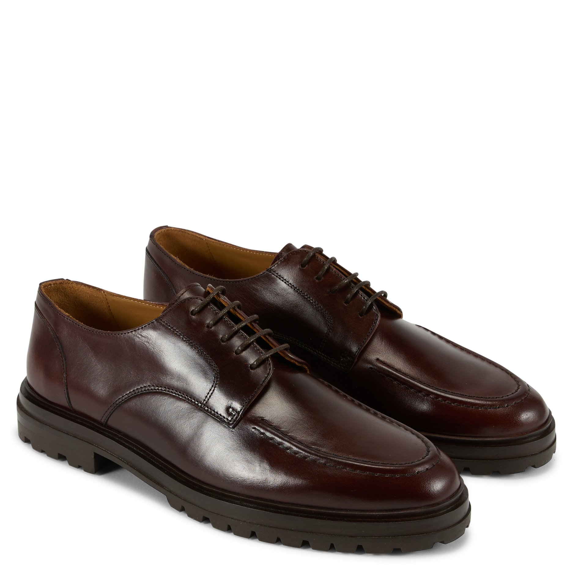 Derbies en cuir BOBBIES Marron