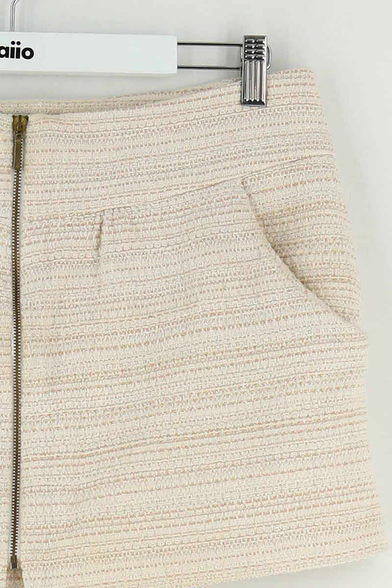 Mini skirt SEZANE - Seconde main Beige