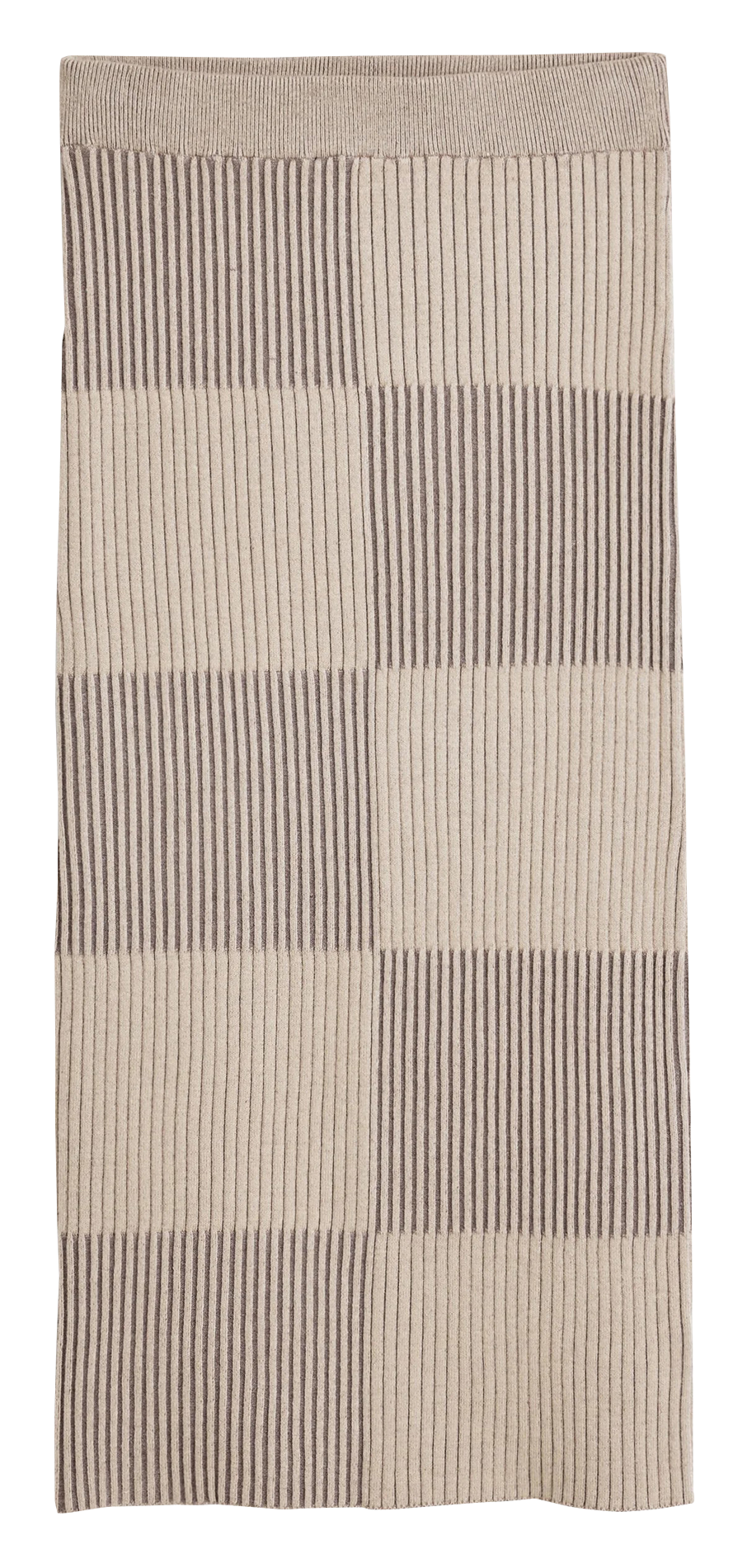 Jupe midi en maille  DESIGUAL Marron