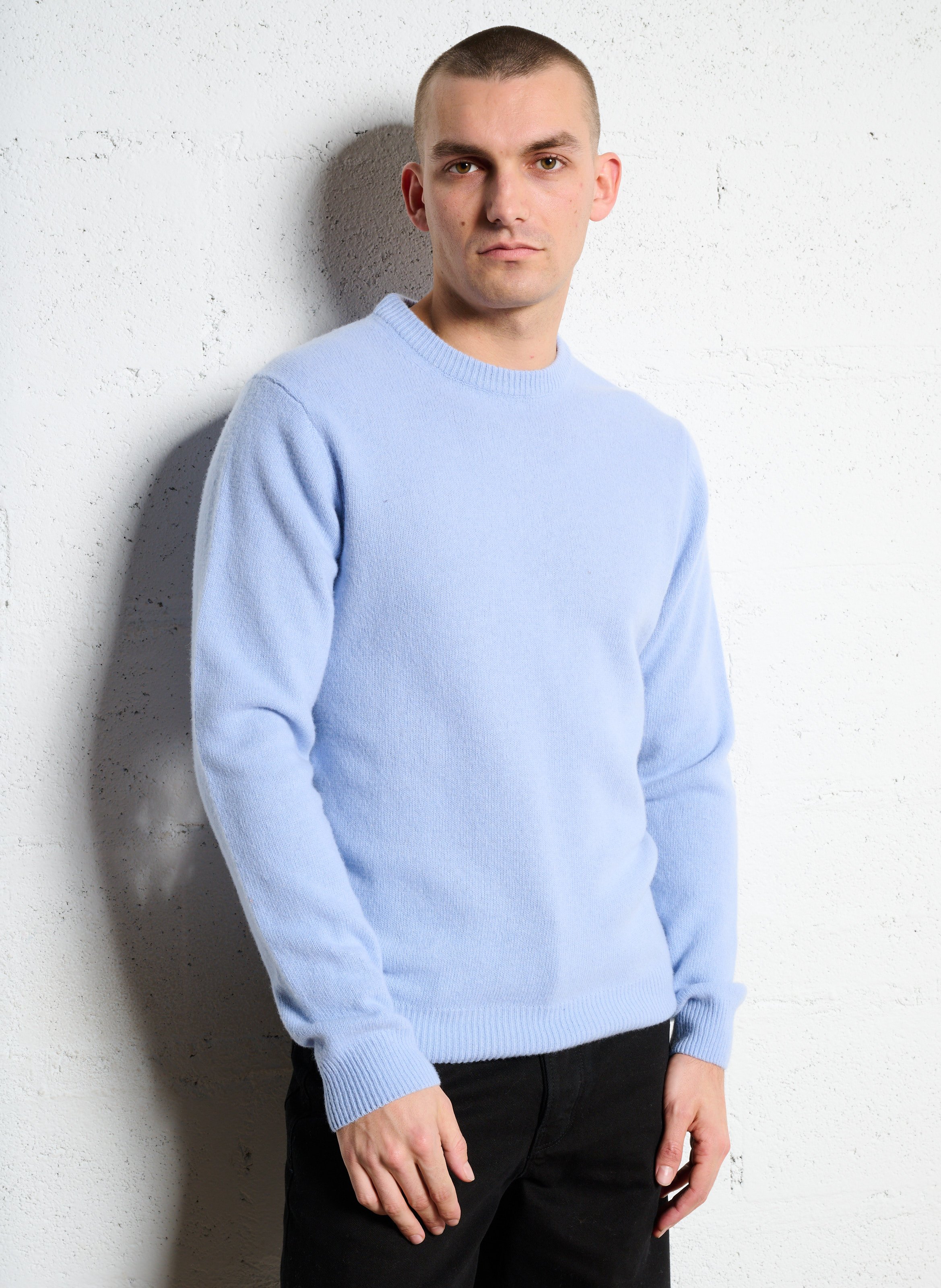 Alpaca wool sweater CASUAL FRIDAY Blue