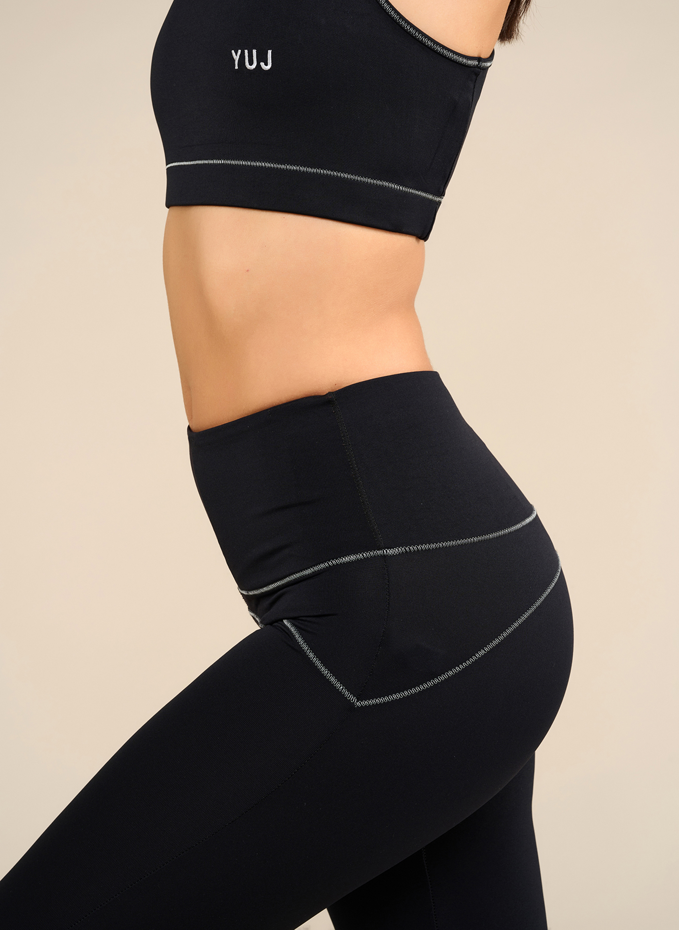 Yoga-Leggings YUJ YOGA PARIS Schwarz