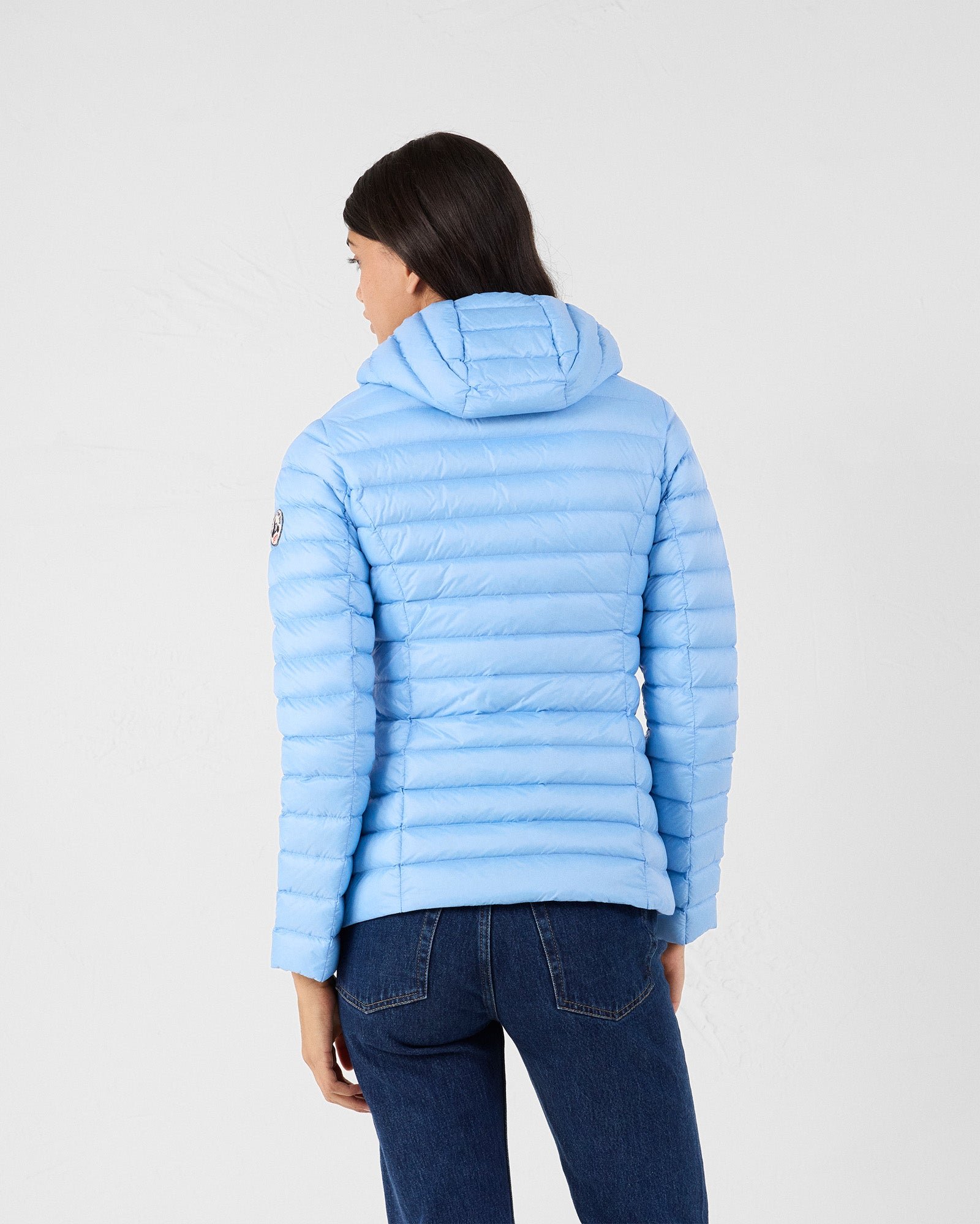 Lightweight hooded puffer jacket Cloe JOTT Blue