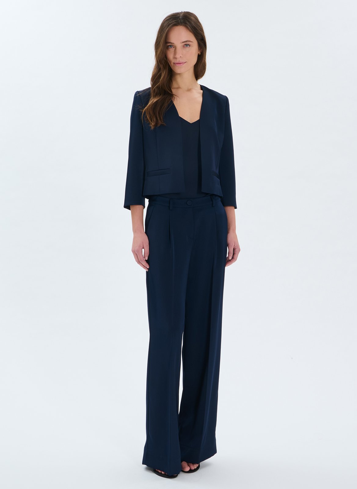 Kort aansluitend jasje ZAPA Blauw