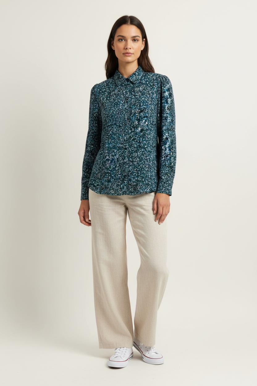 Chemise COMPTOIR DES COTONNIERS - Seconde main Bleu