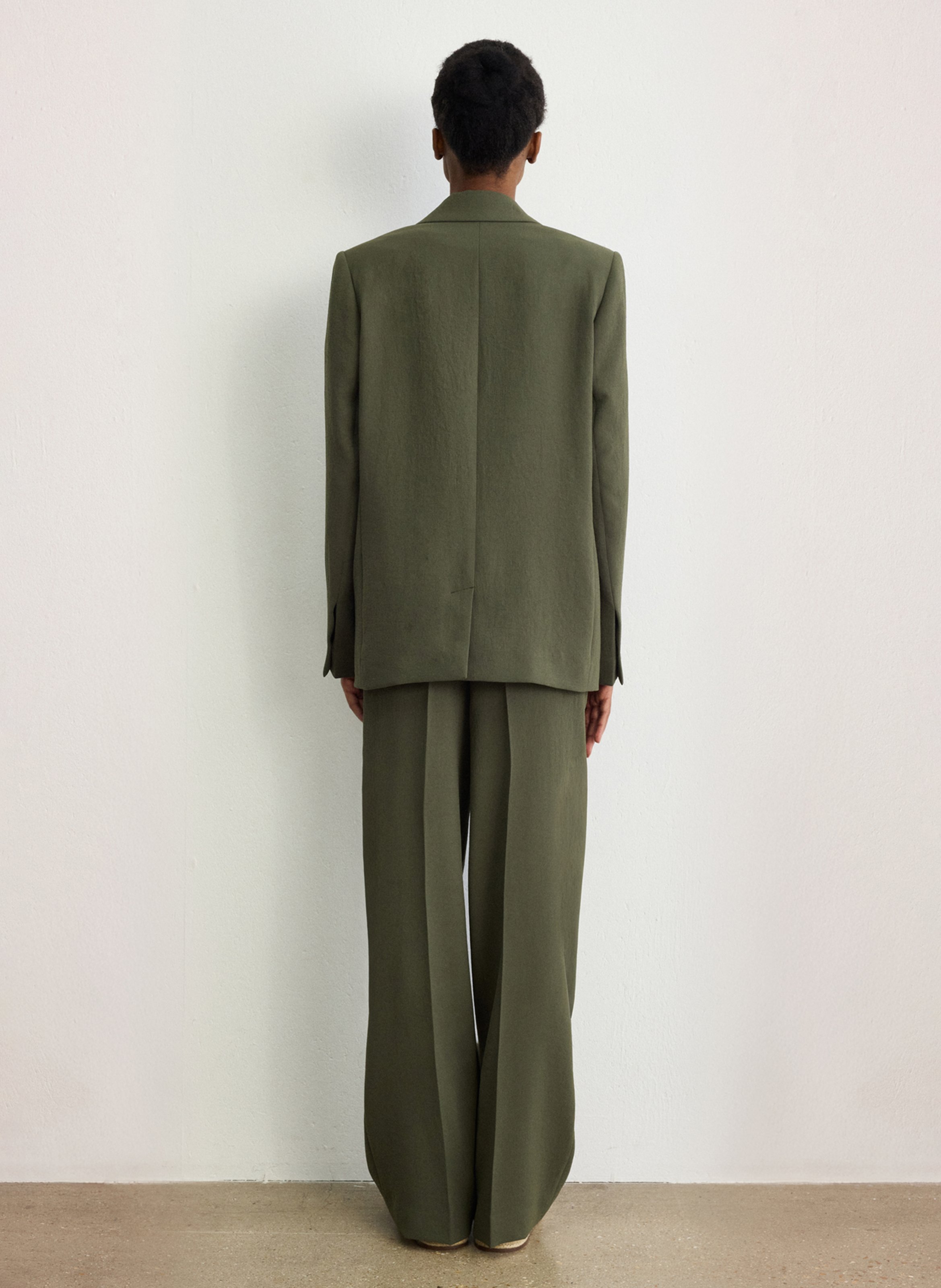 Veste col tailleur PABLO Kaki