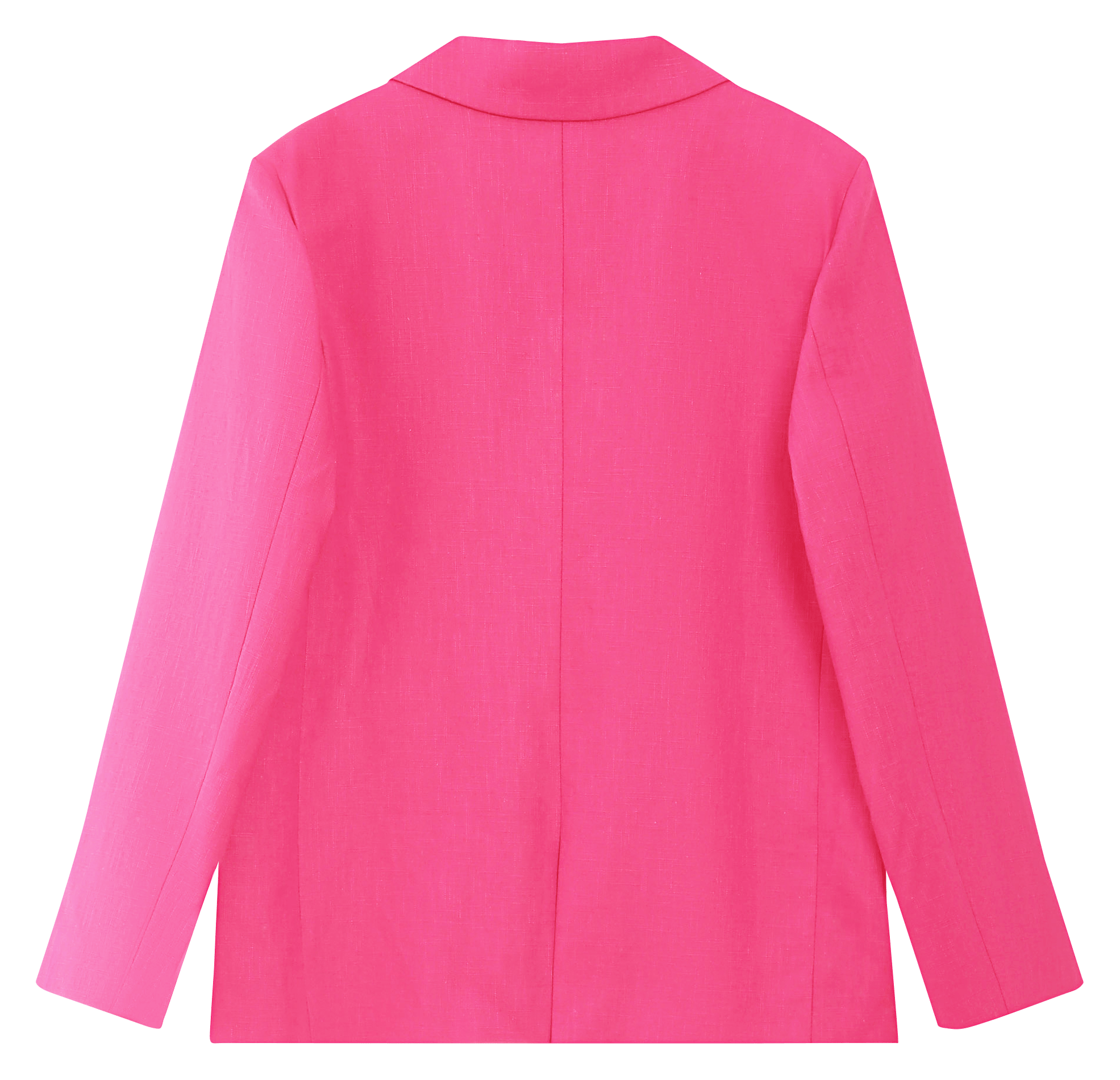 Veste tailleur oversize en lin mélangé GRACE ET MILA Rose