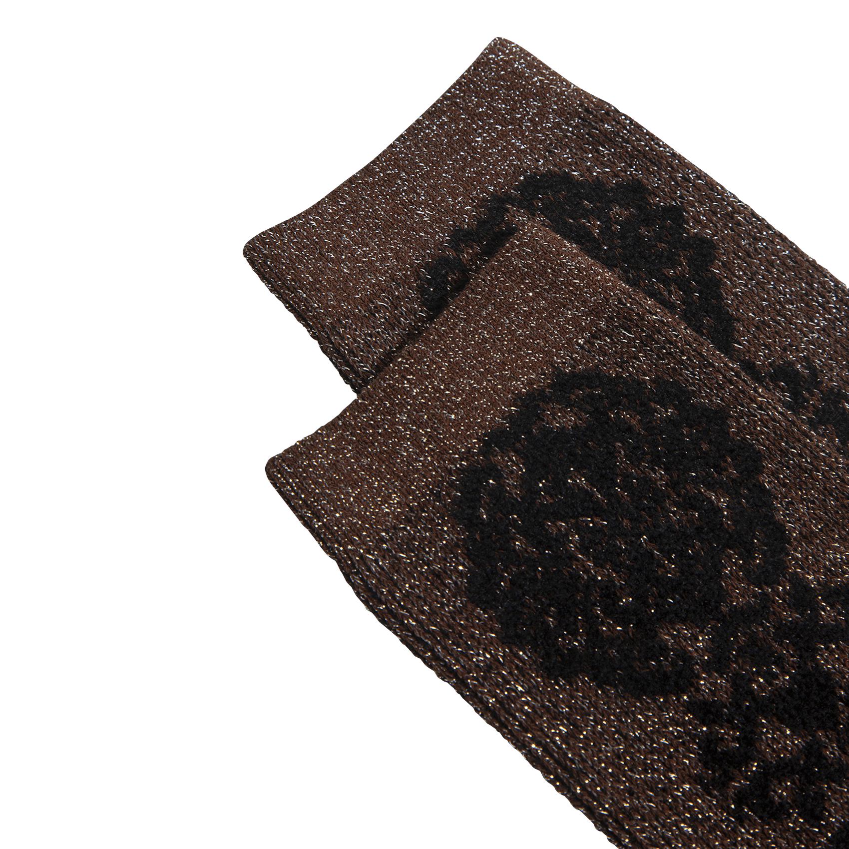 Chaussettes brodées ANT45 Marron