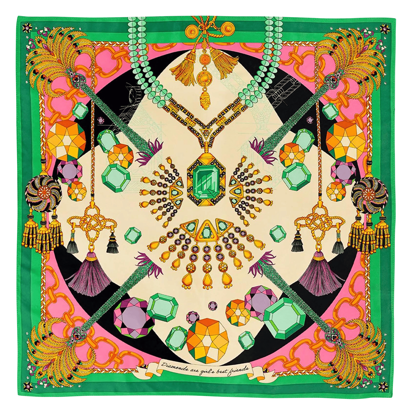 Foulard imprimé WILD Vert