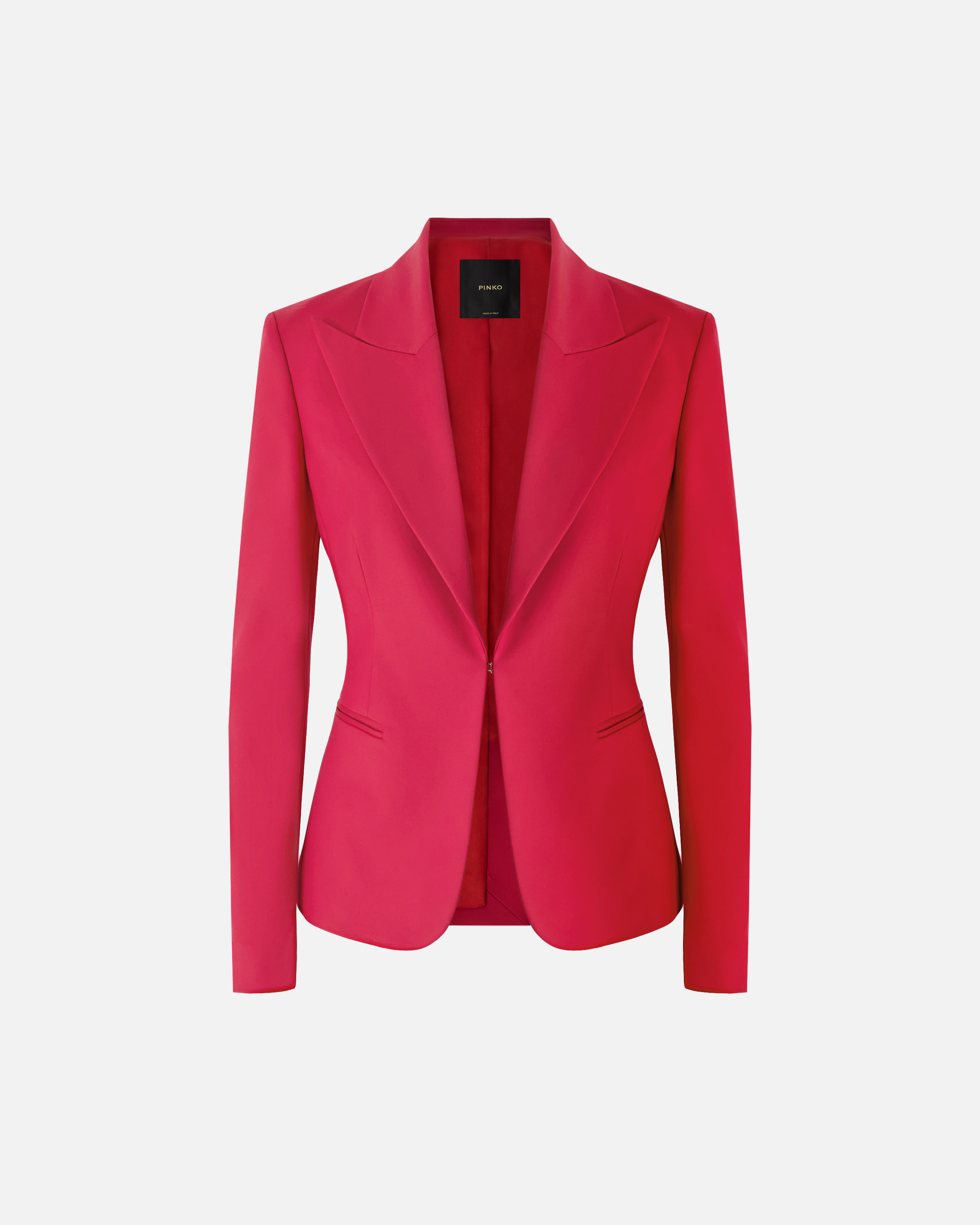 Veste en satin de coton PINKO Rouge