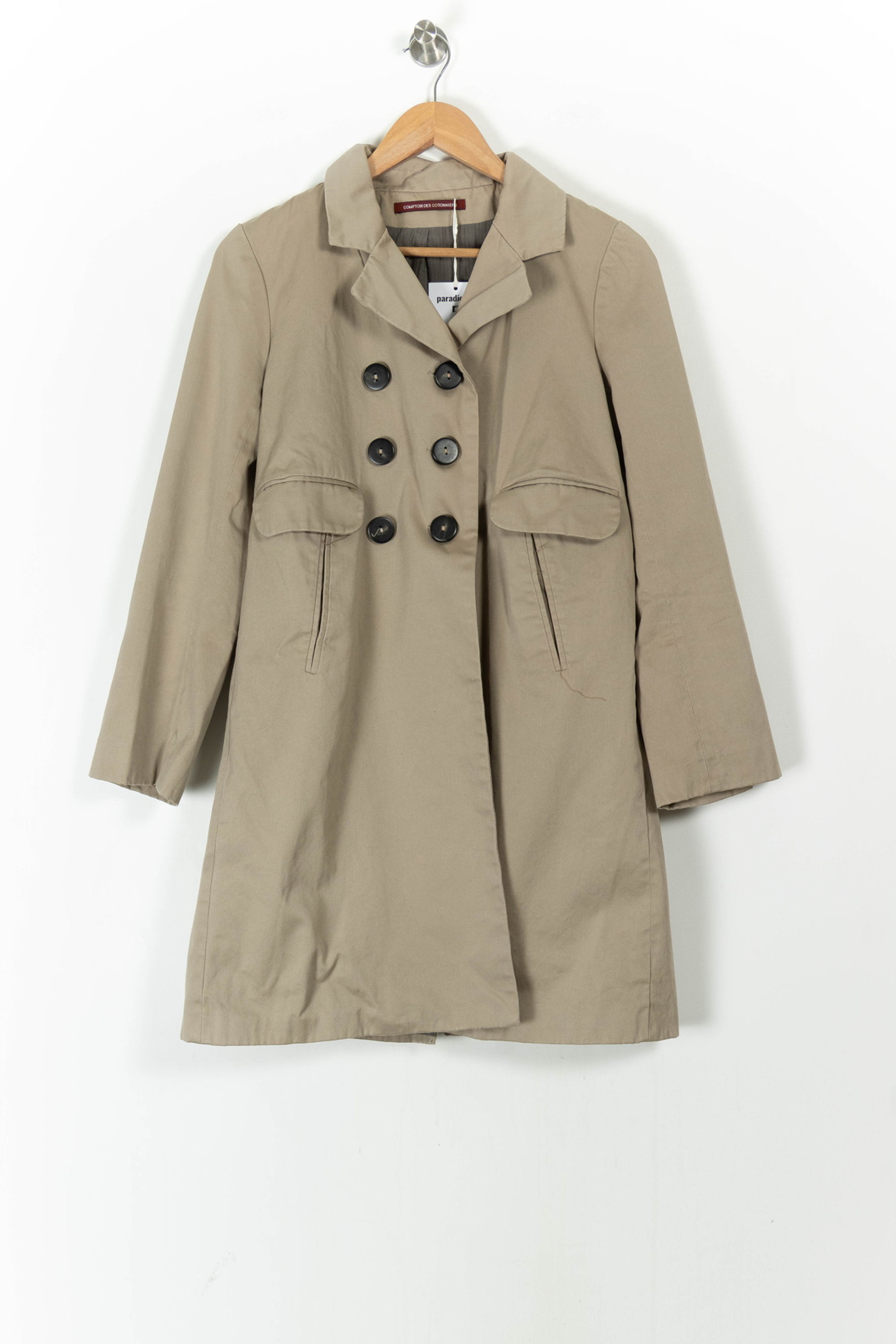 Long coat COMPTOIR DES COTONNIERS - Seconde main Beige