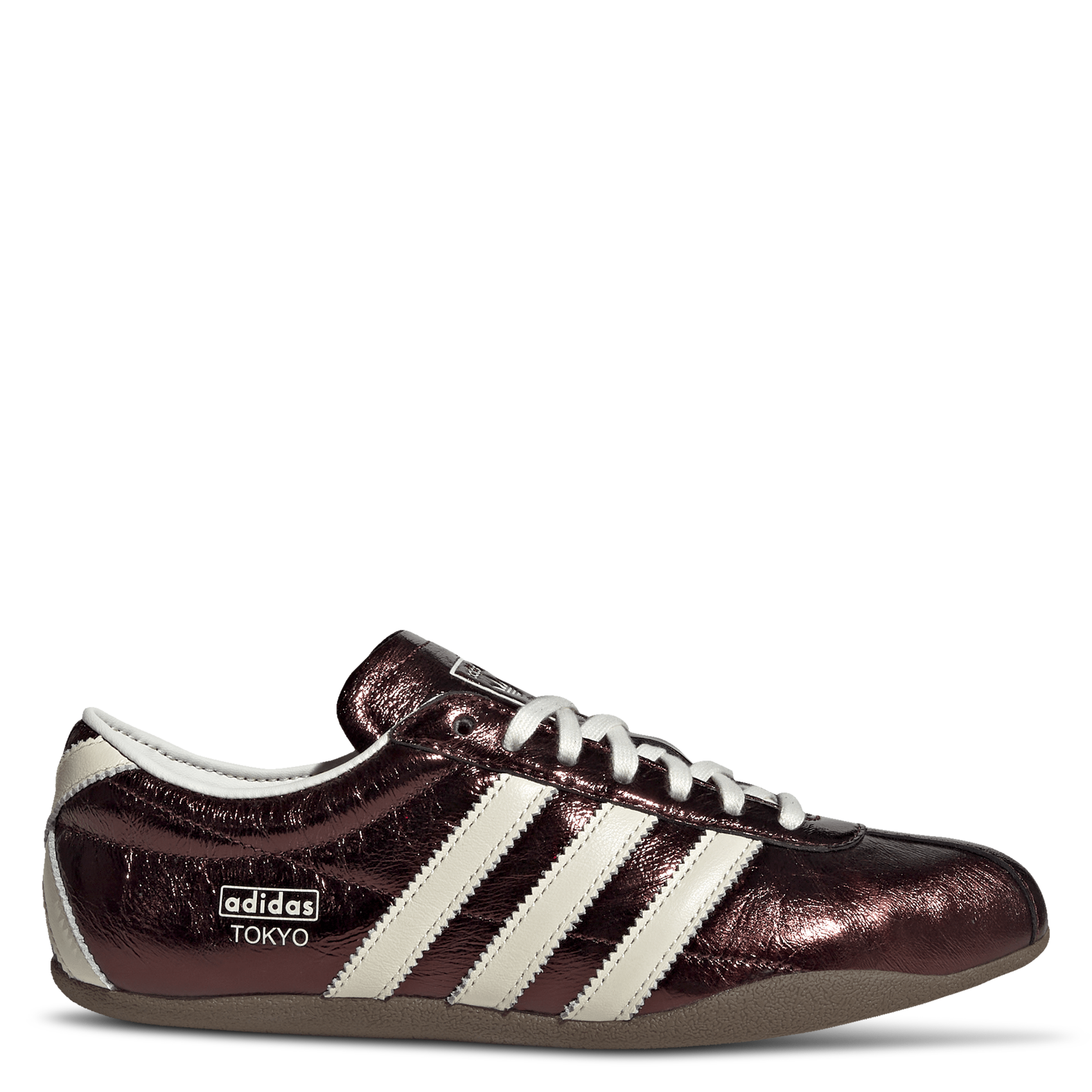 Baskets basses métallisées ADIDAS Marron