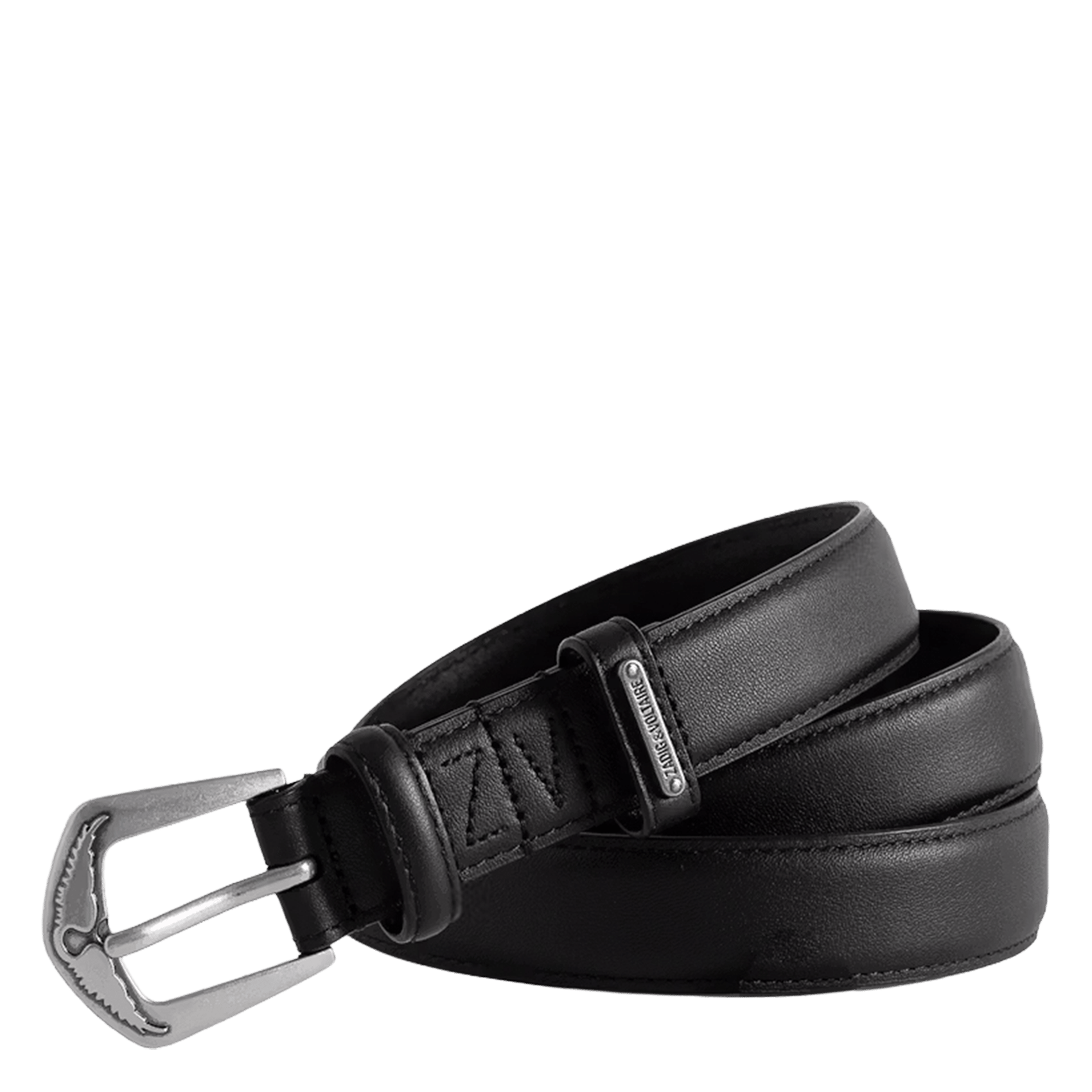Leather belt ZADIG&VOLTAIRE Black