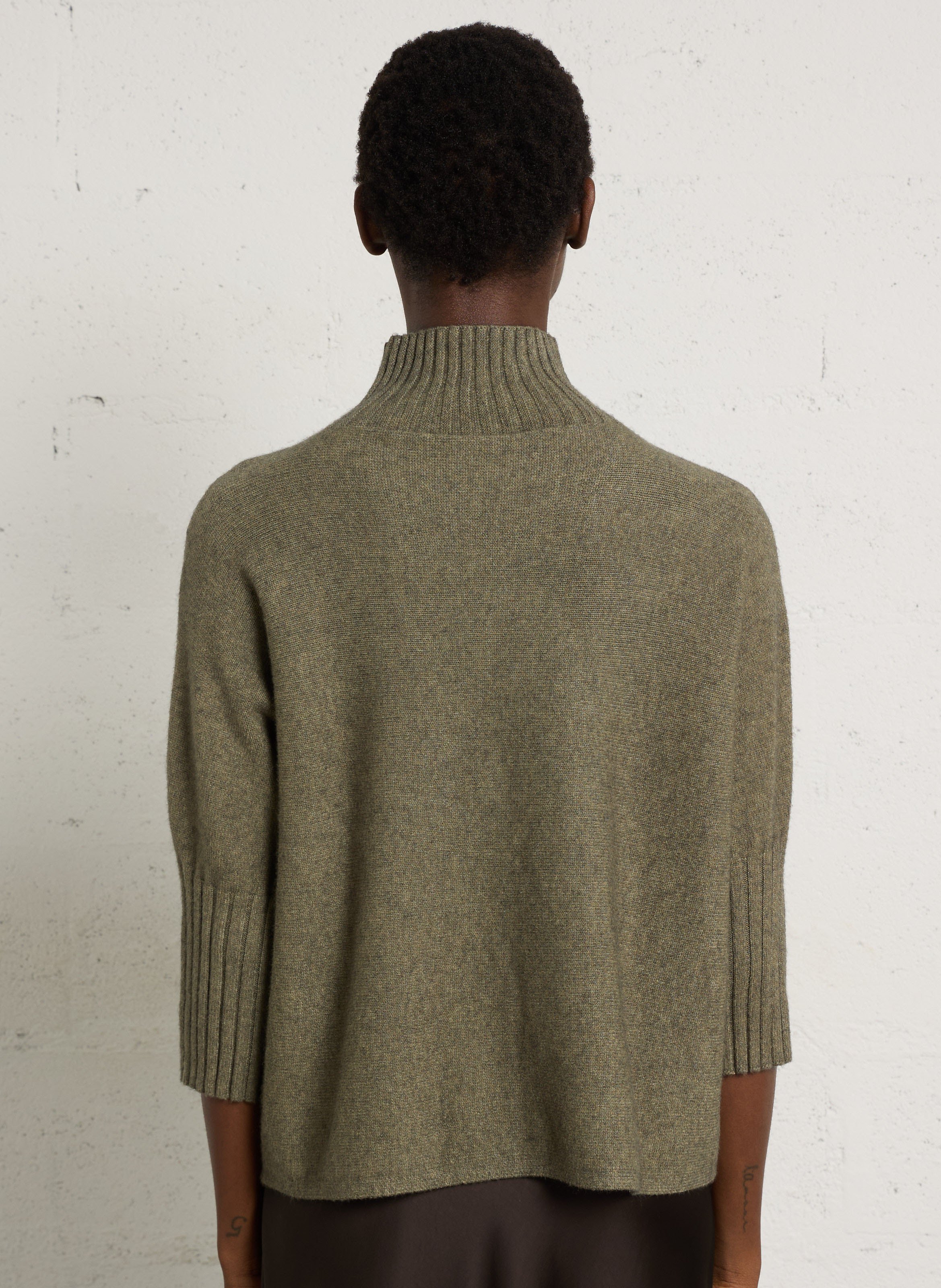 Pull ample col montant  IMPERIAL Vert