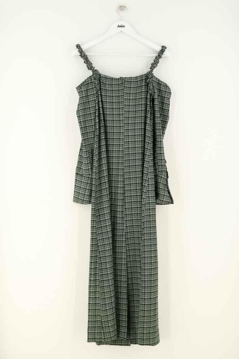 Dress GANNI - Seconde Main Green