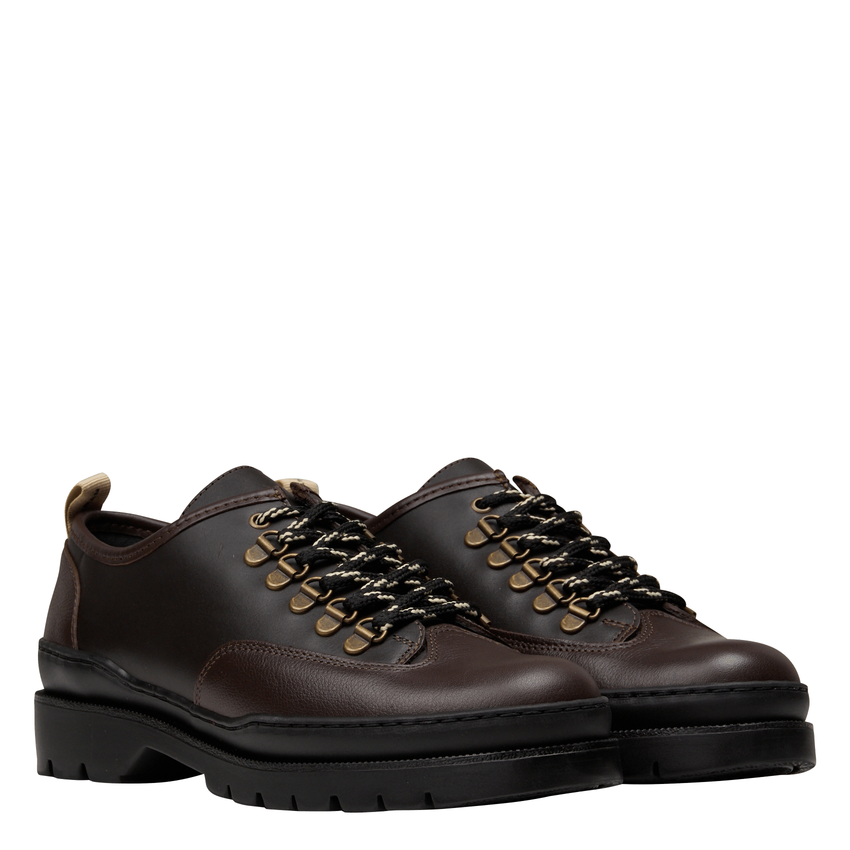 Derbies en cuir KLEMAN Marron