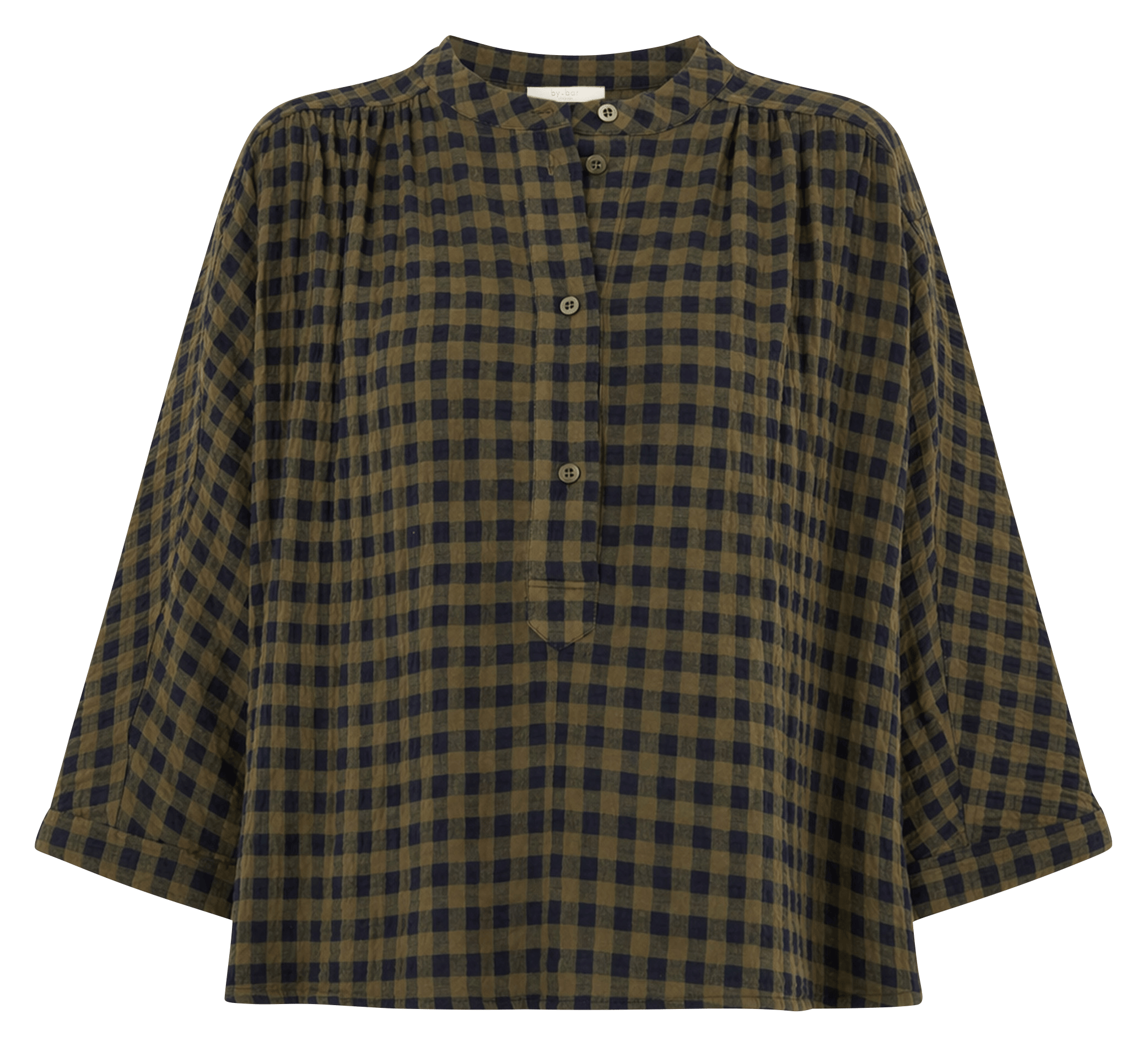 Blouse droite col rond  | Vert BY BAR Femme