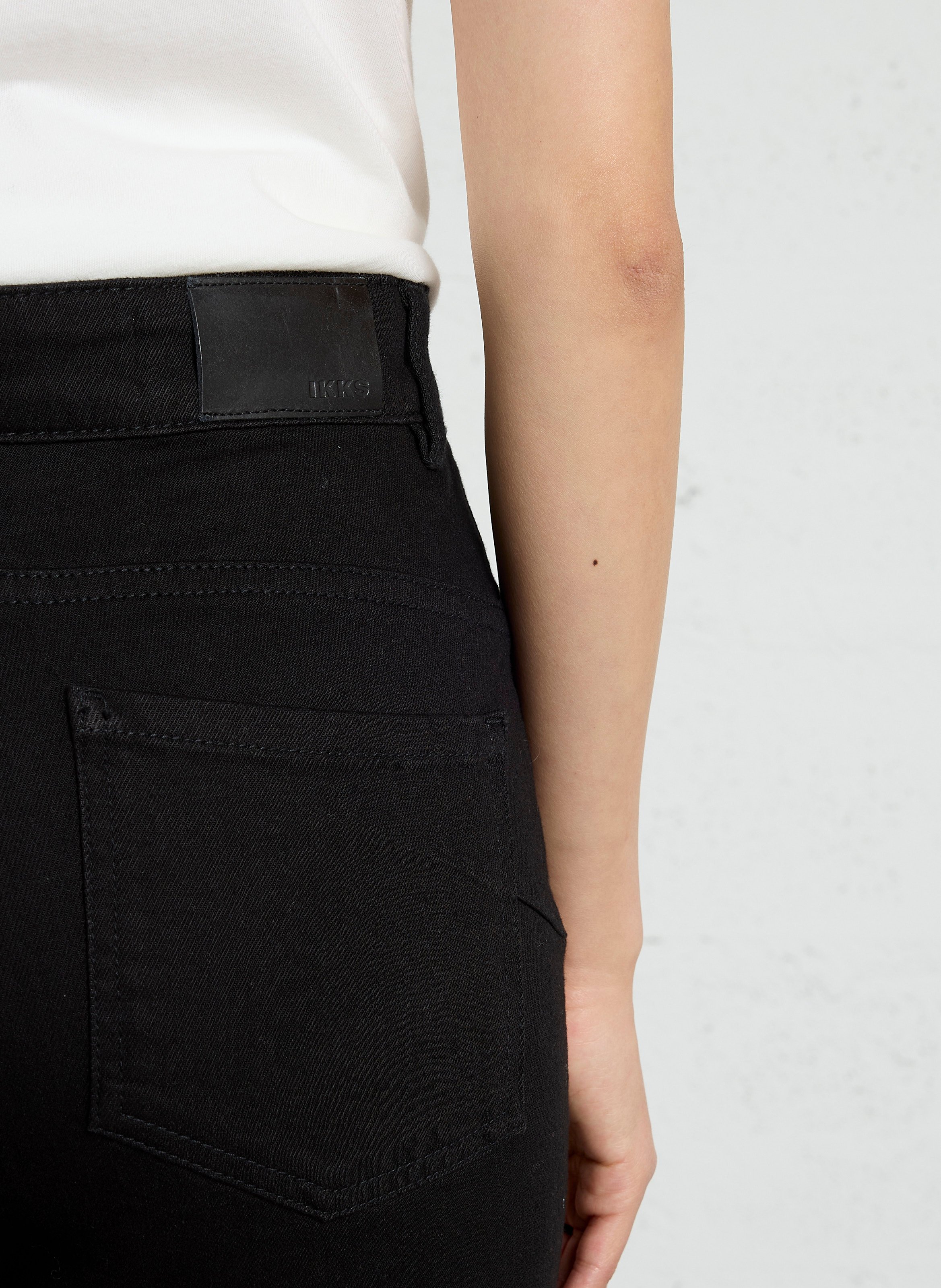 Straight Jeans  IKKS Schwarz