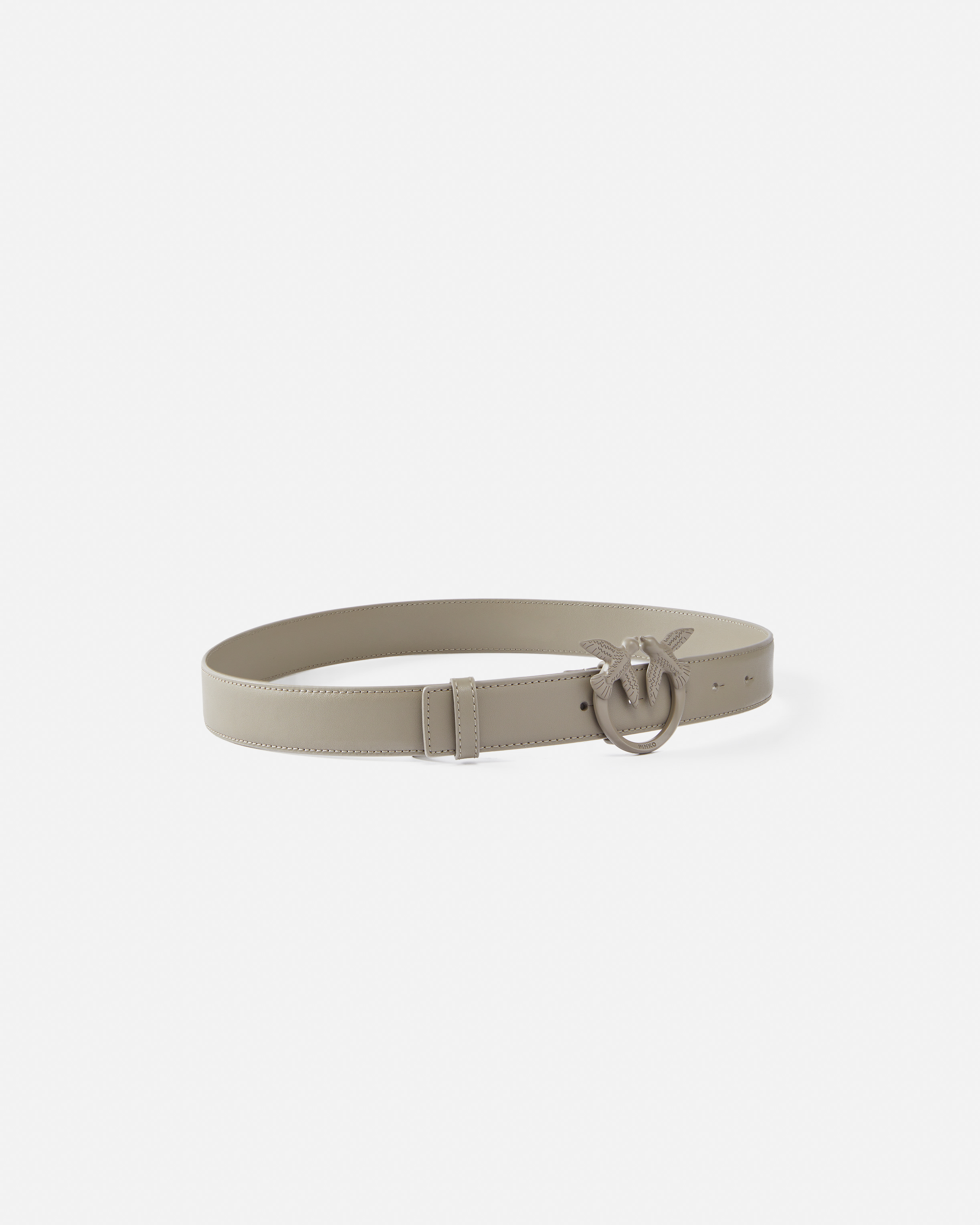 Ceinture avec boucle colorée de 3 cm PINKO Beige