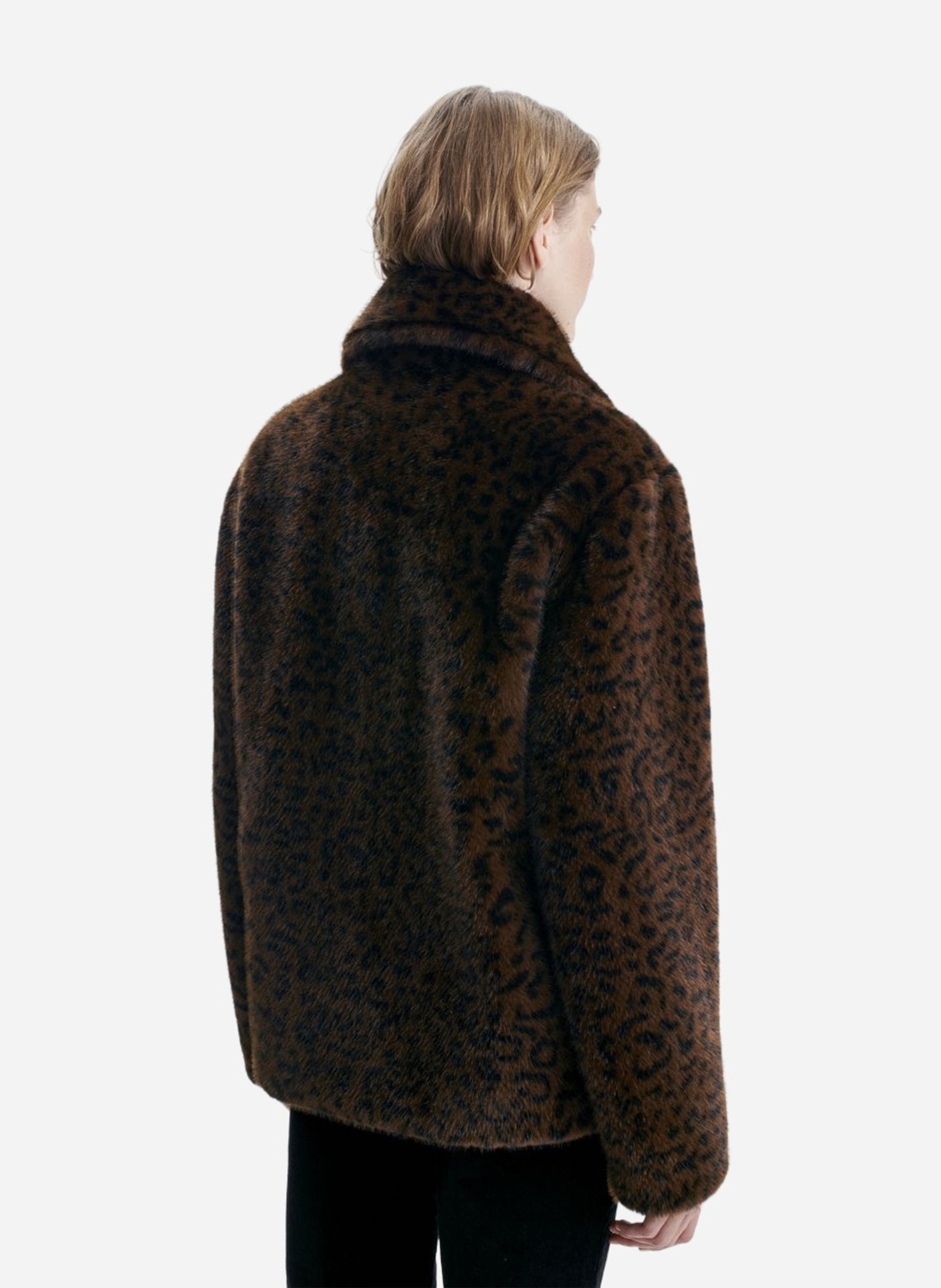 Gerade Jacke aus Kunstpelz VANESSA BRUNO Schwarz