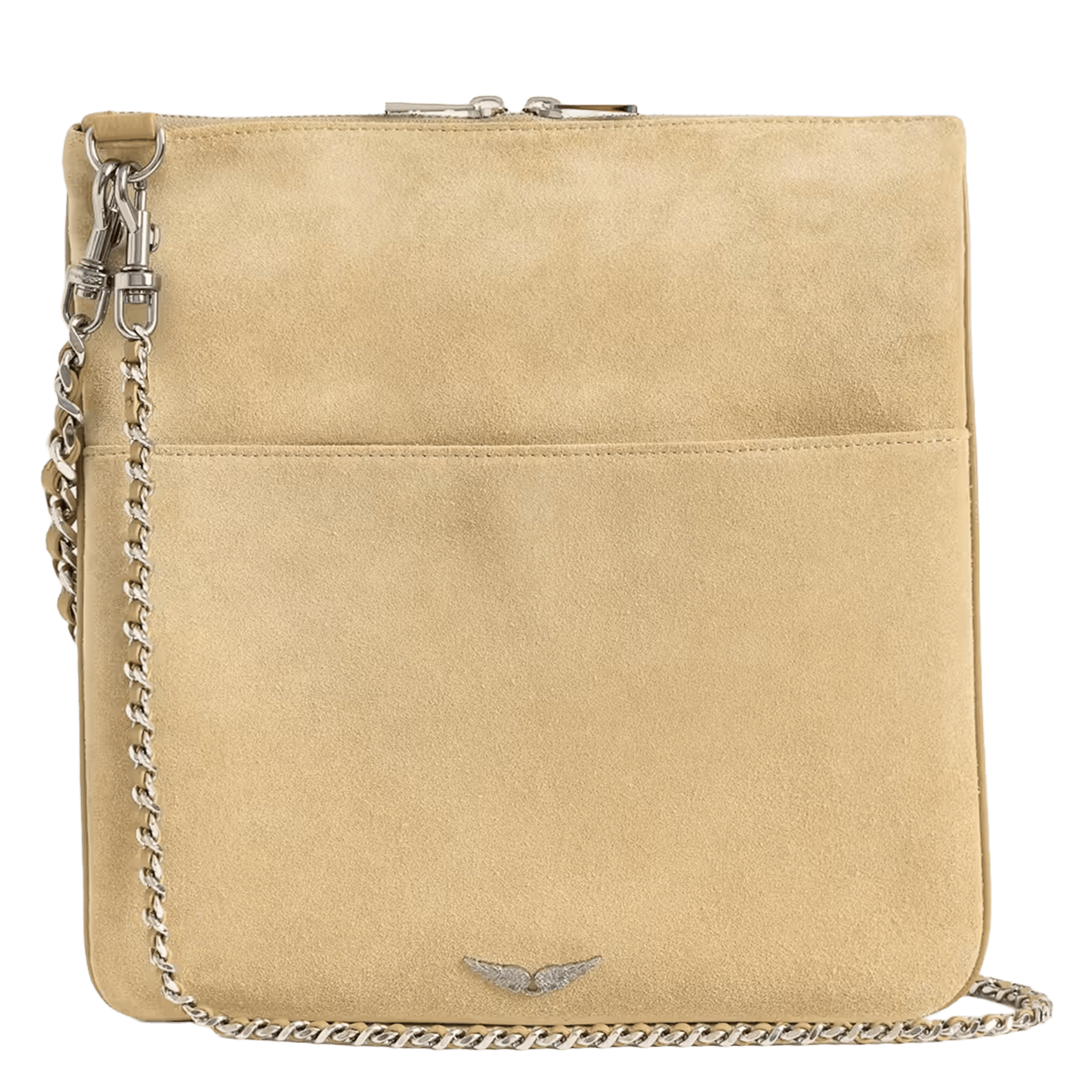 Suède handtas ZADIG&VOLTAIRE Bruin