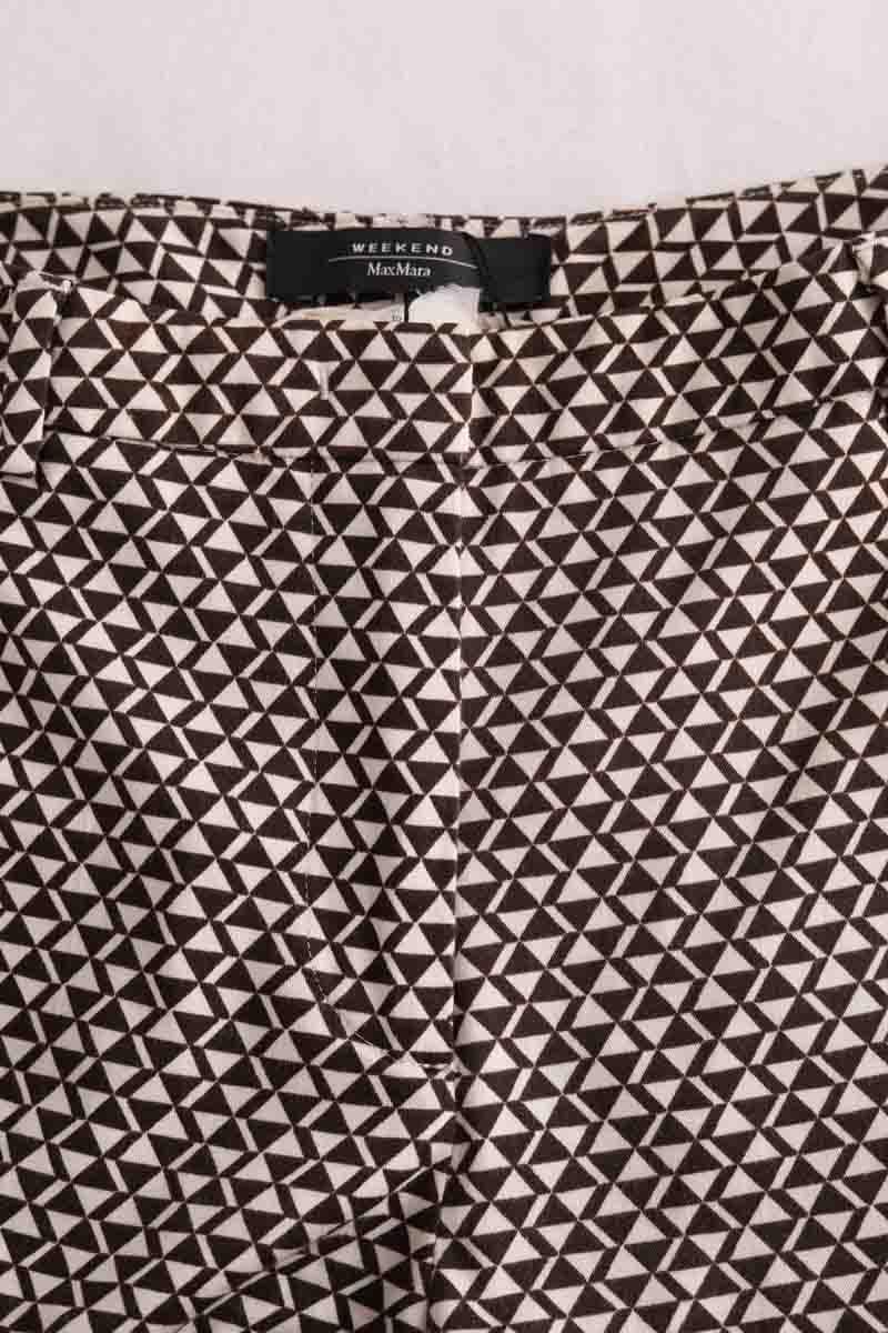 Straight-leg pants MAX MARA - Seconde Main Brown