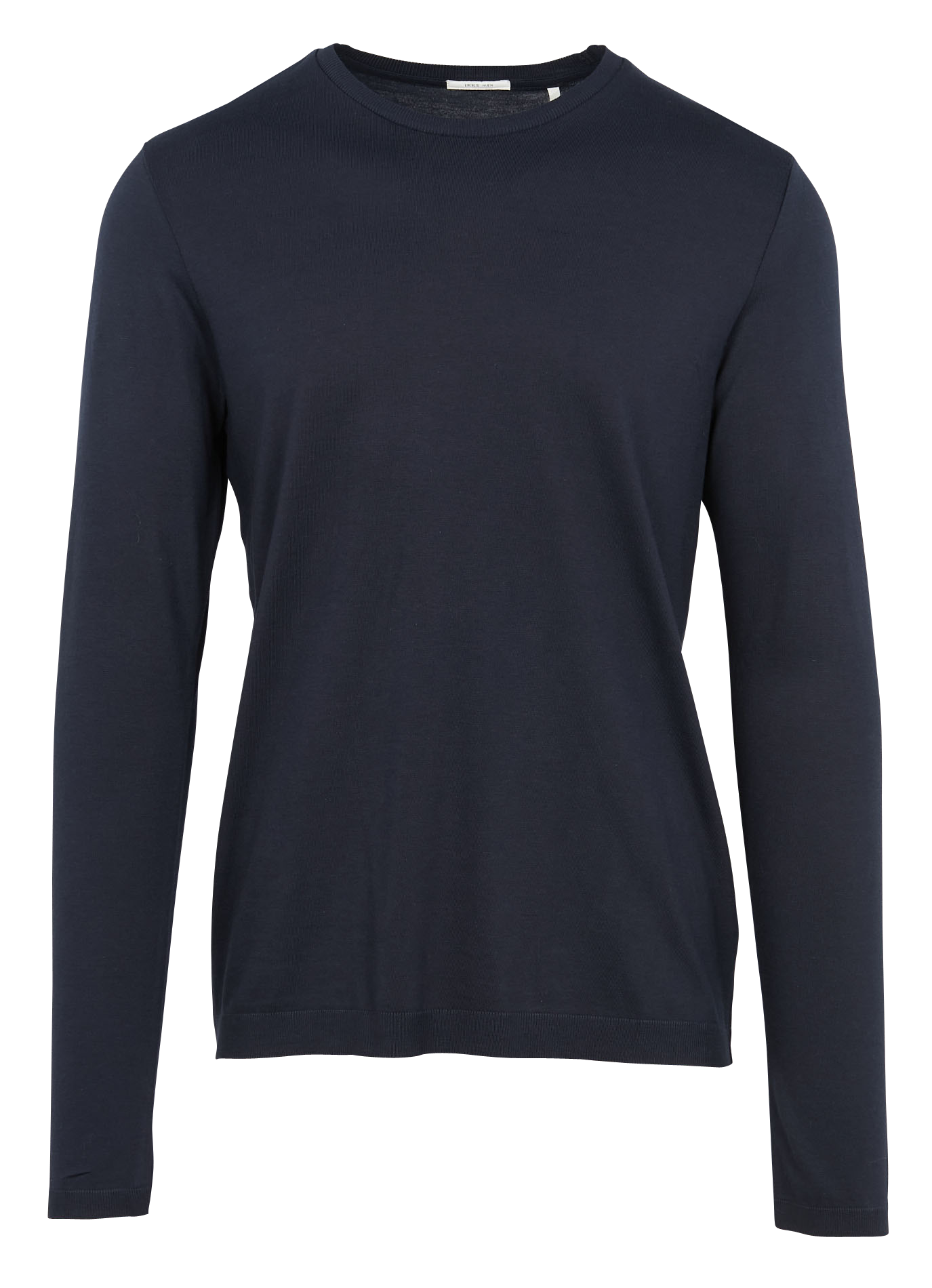Rundhals-T-Shirt aus Baumwoll-Mix, Regular Fit IKKS Blau
