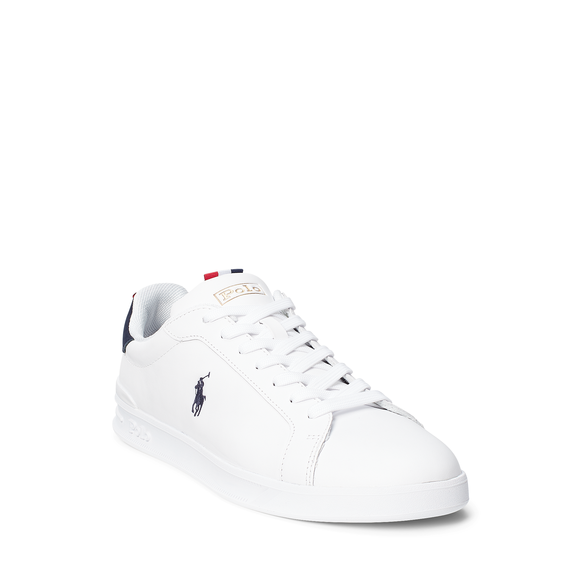 Leather low-top sneakers Multicolored