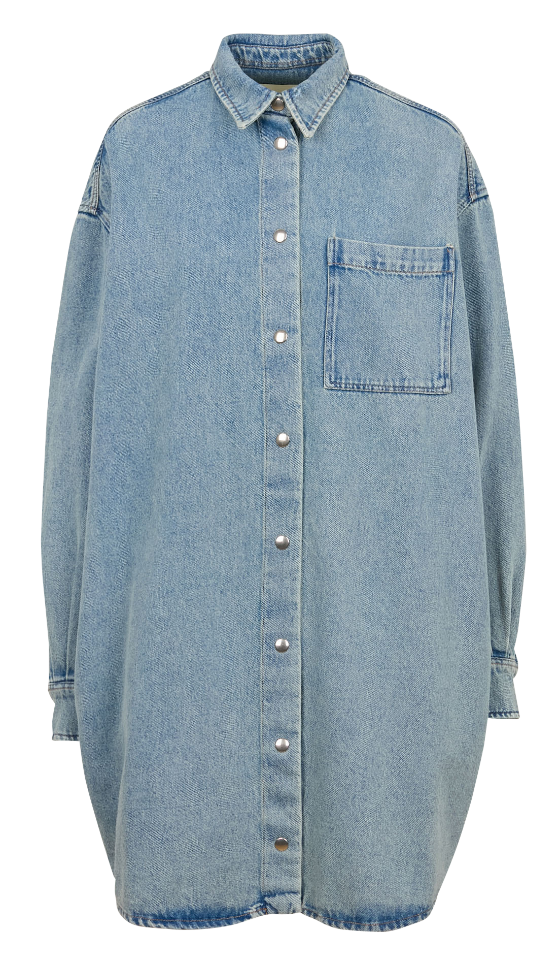 Korte overhemdjurk van jeans COLLECTORS CLUB Blauw