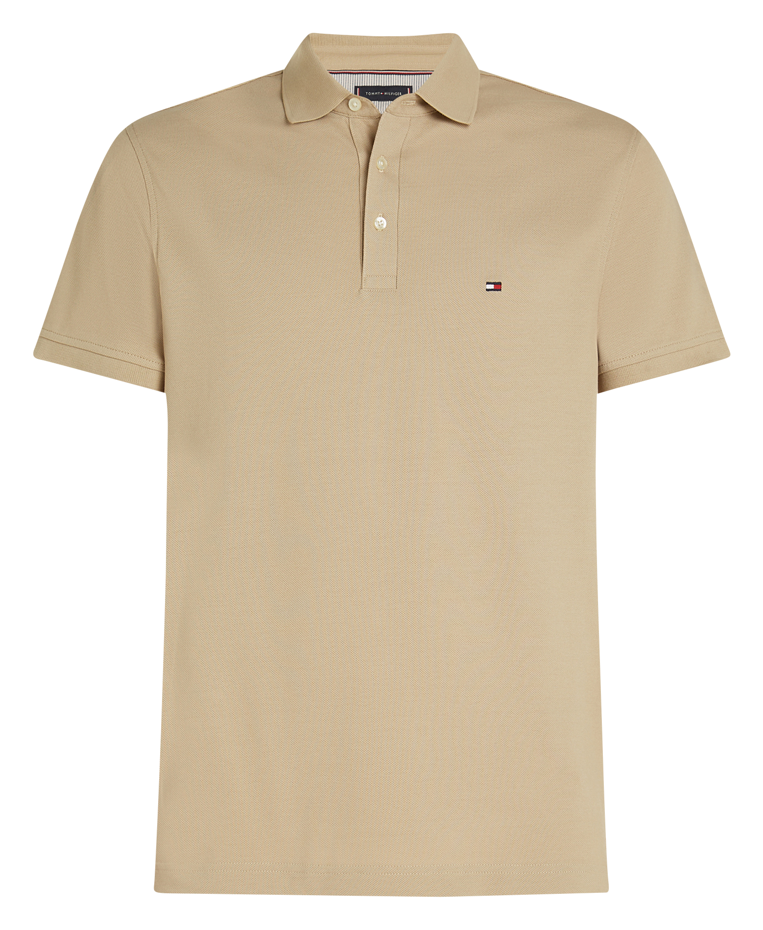 Slim-fit organic cotton polo shirt  Sandalwood