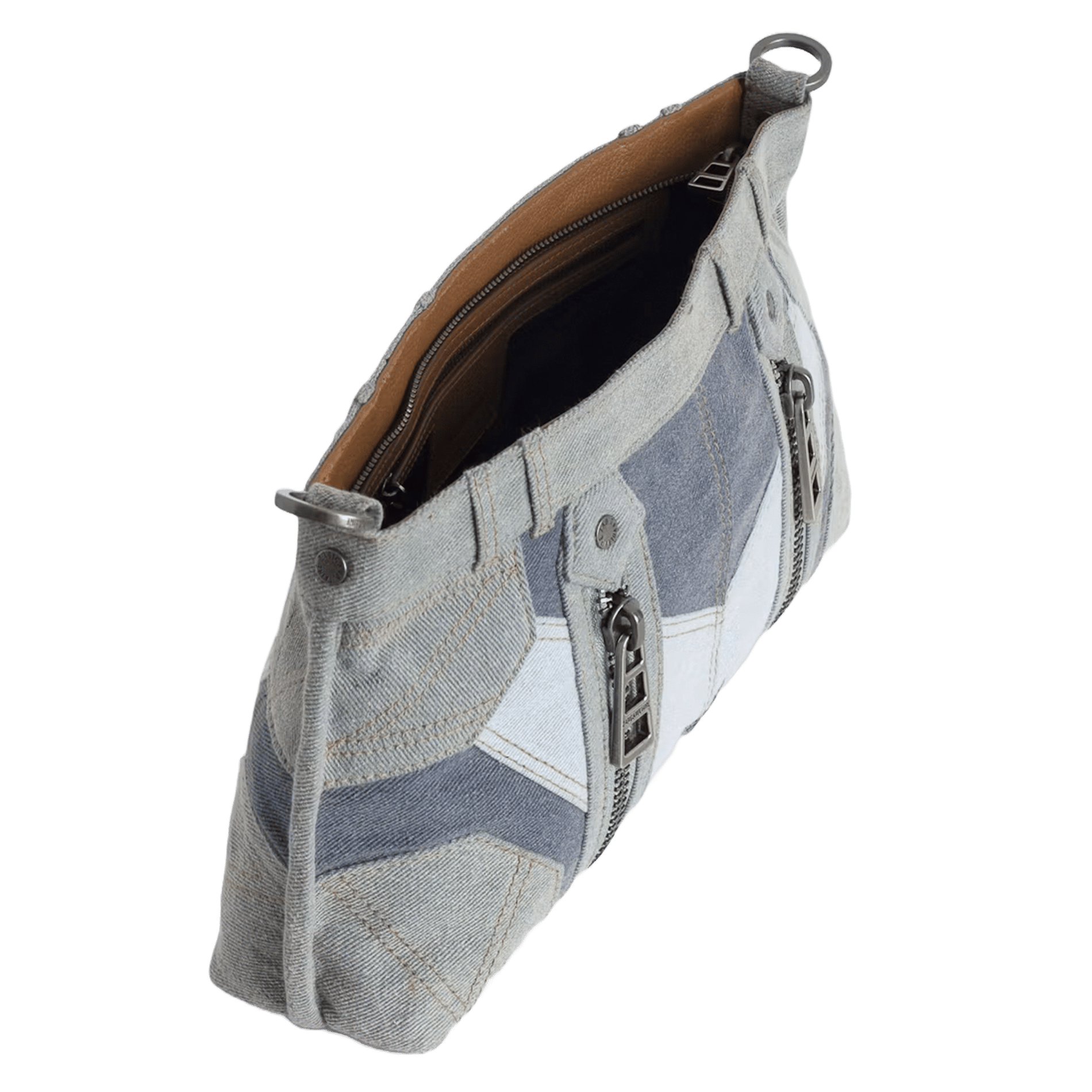 Sac bandoulière en coton ZADIG&VOLTAIRE Bleu