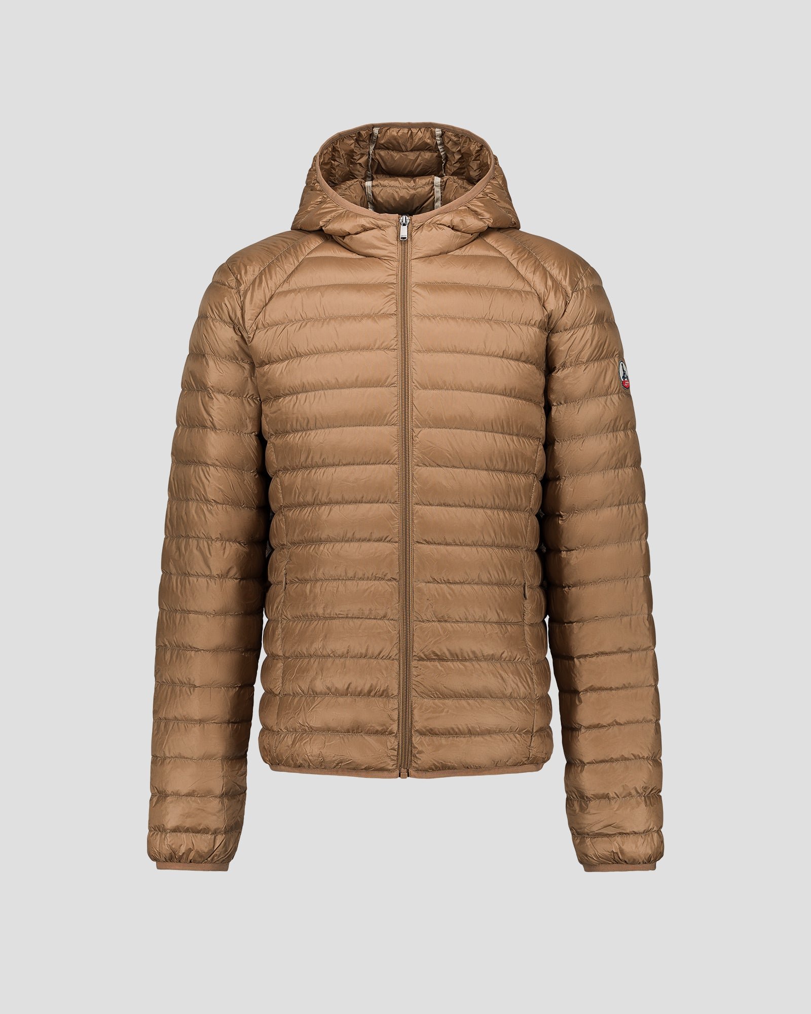 Lightweight hooded puffer jacket nico JOTT Brown
