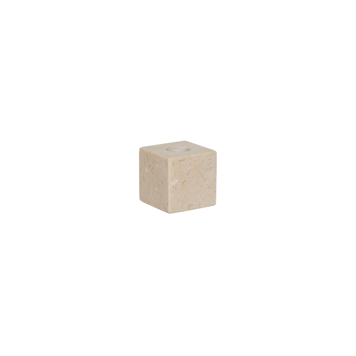 Marble candle holder OYOY LIVING DESIGN Beige