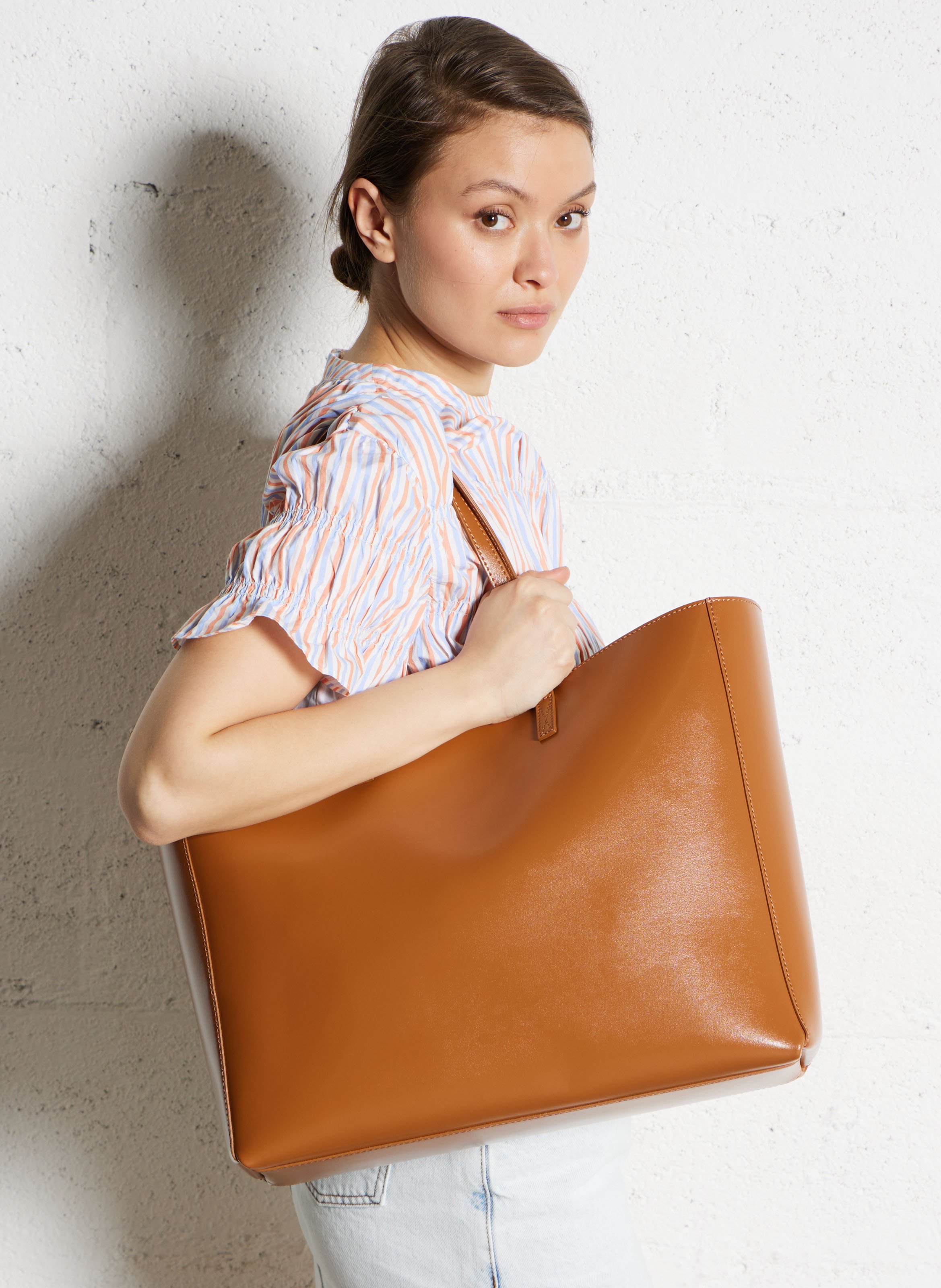 Delfina - Ledertasche SAISON 1865 Braun