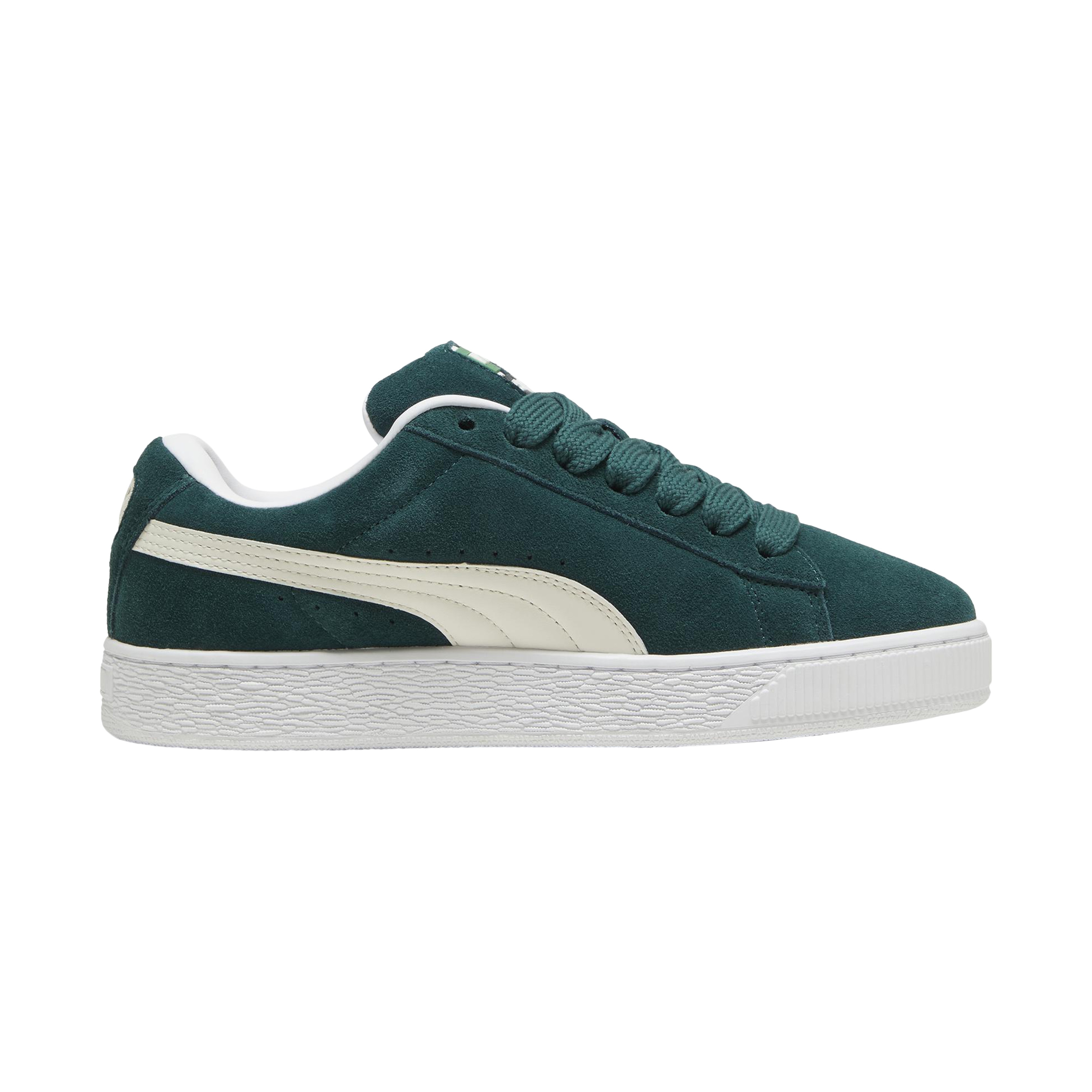 XL suede leather basket PUMA Green