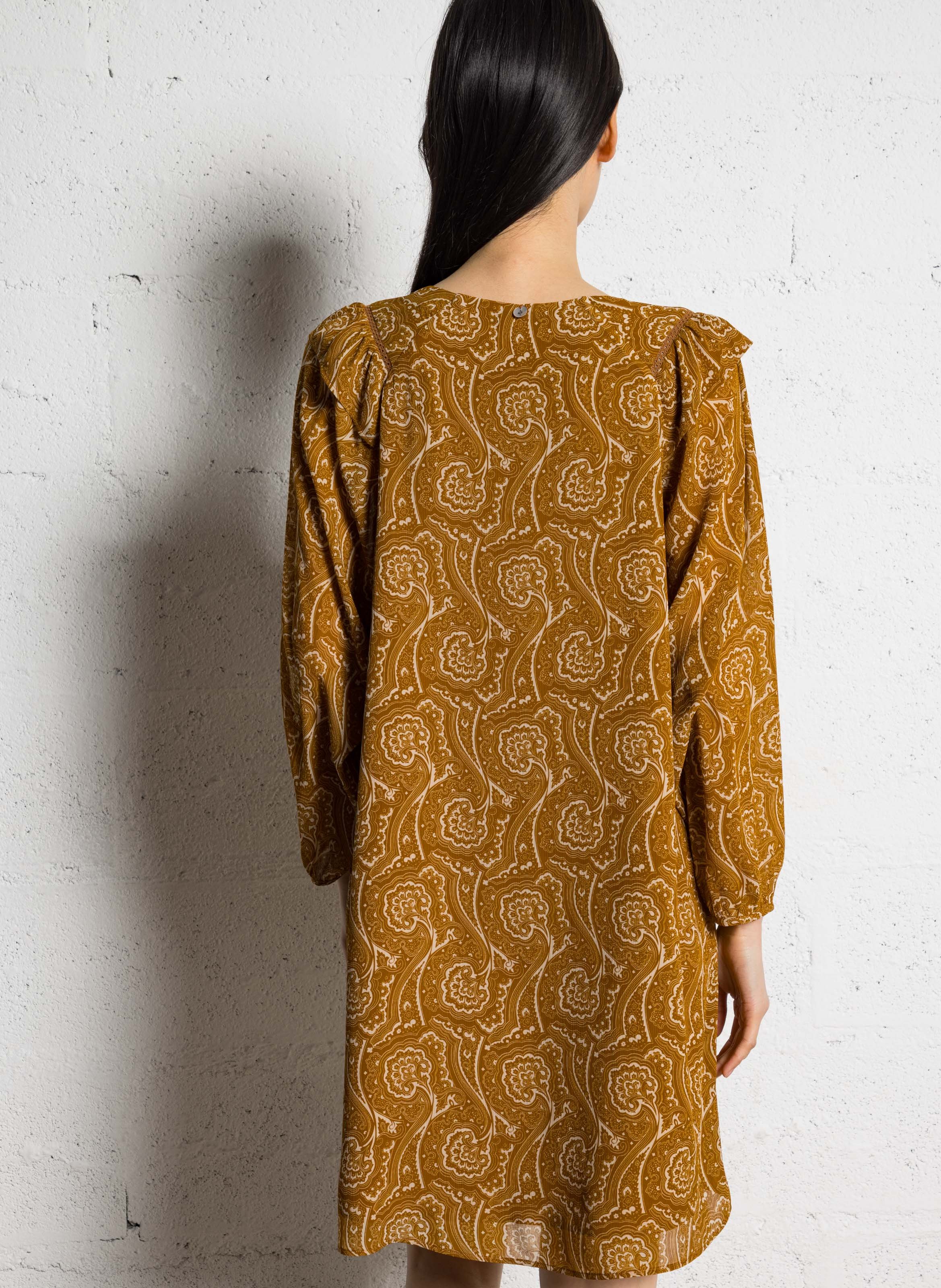 Wool dress ONE STEP Orange