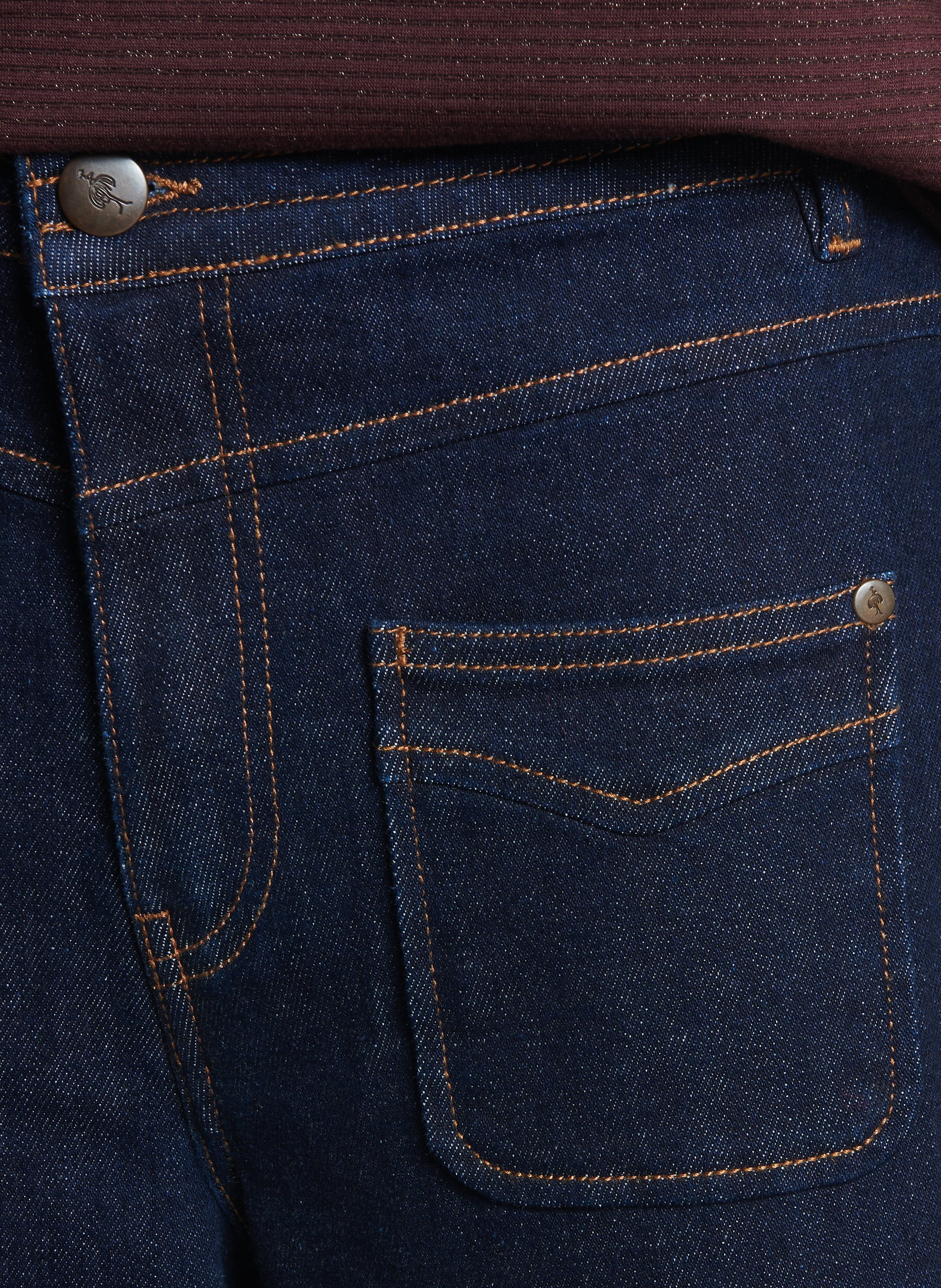 Jean flare en coton mélangé ONE STEP Bleu