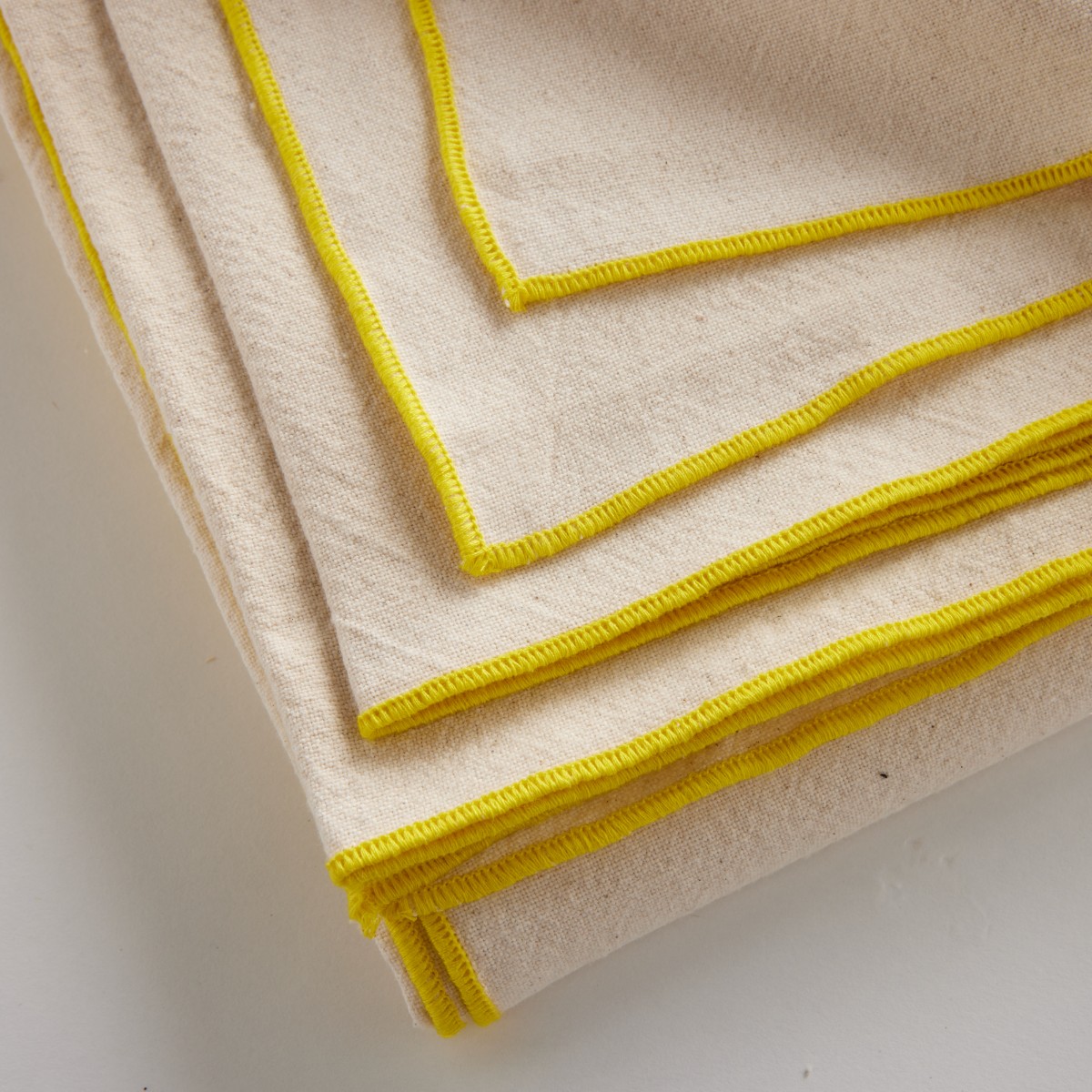 Cotton table cloth TODAY LINGE DE MAISON Yellow