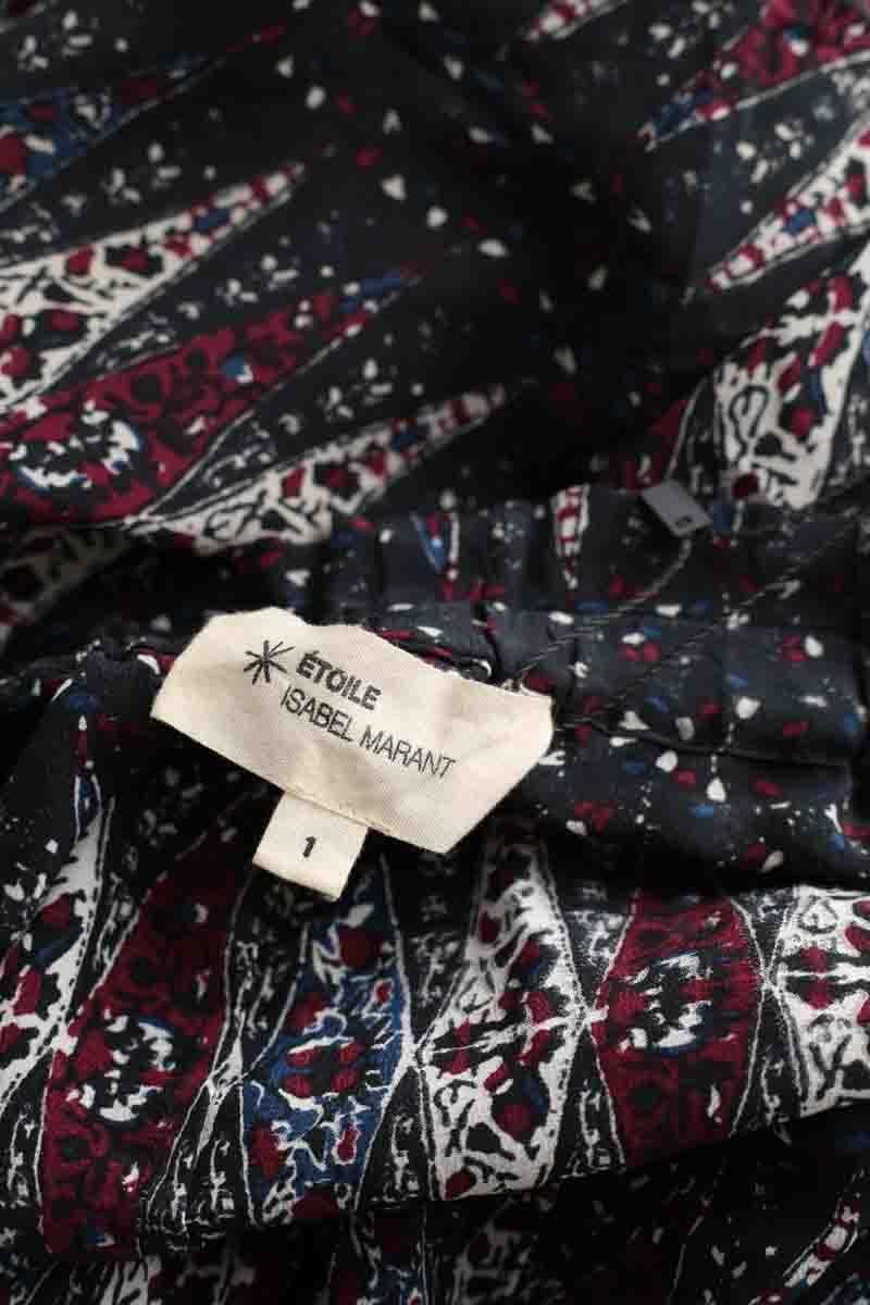 Silk mini-skirt ISABEL MARANT ÉTOILE - SECONDE MAIN Black