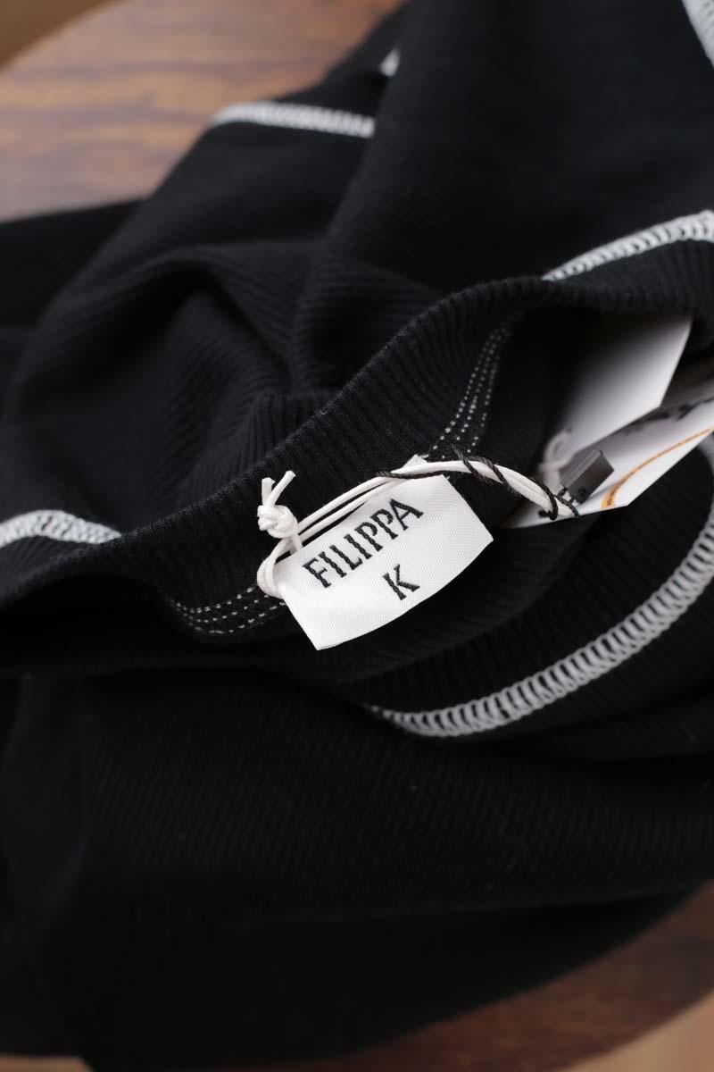 Cotton T-shirt FILIPPA K - Seconde Main Black