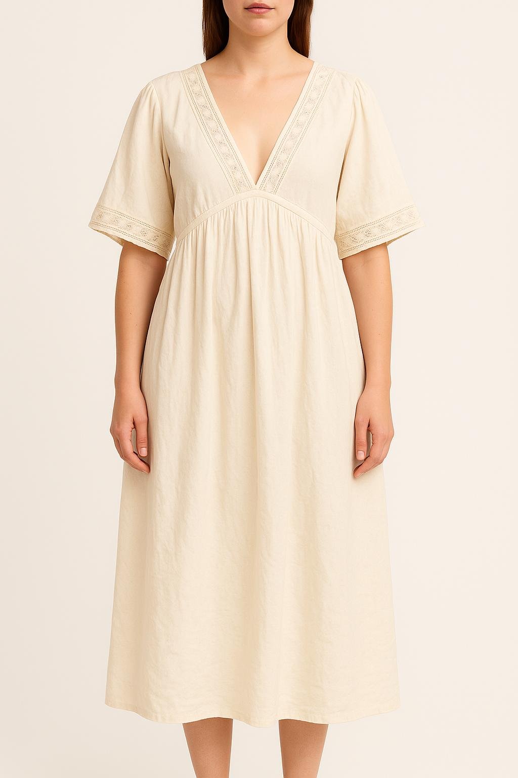 Long dress LOUISE MISHA - Seconde Main White