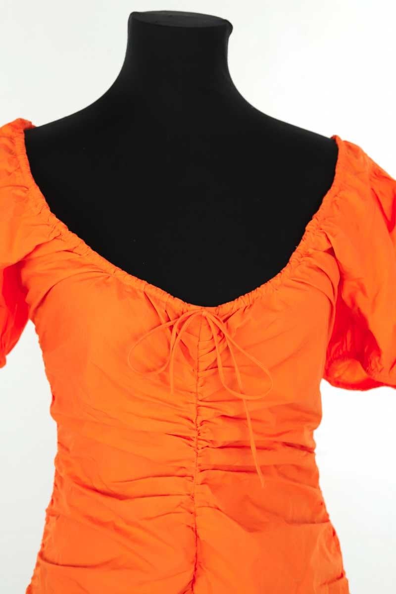 Cotton dress Orange