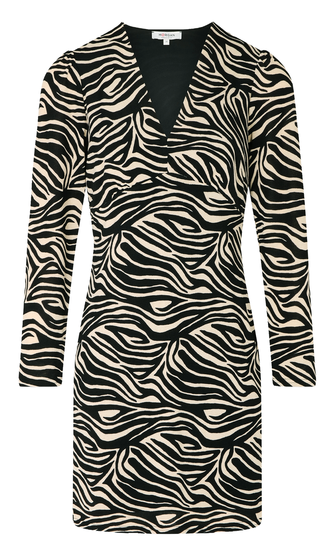 Korte jurk met kraag MORGAN Veelkleurig